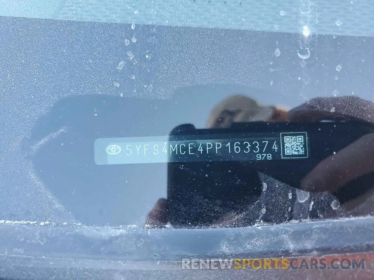 12 fotografías del automóvil dañado 5YFS4MCE4PP163374 TOYOTA COROLLA 2023