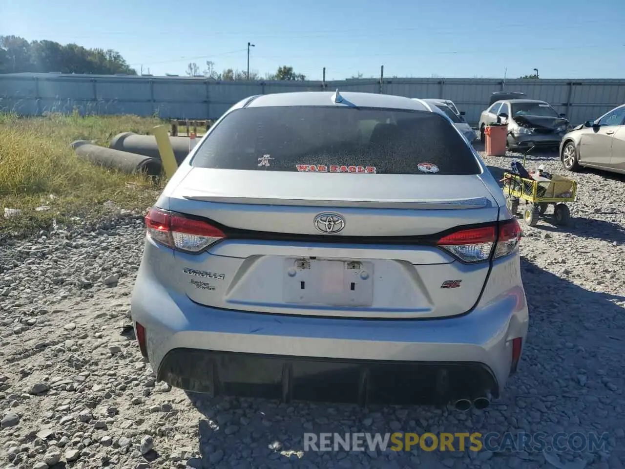 6 fotografías del automóvil dañado 5YFS4MCE4PP163374 TOYOTA COROLLA 2023