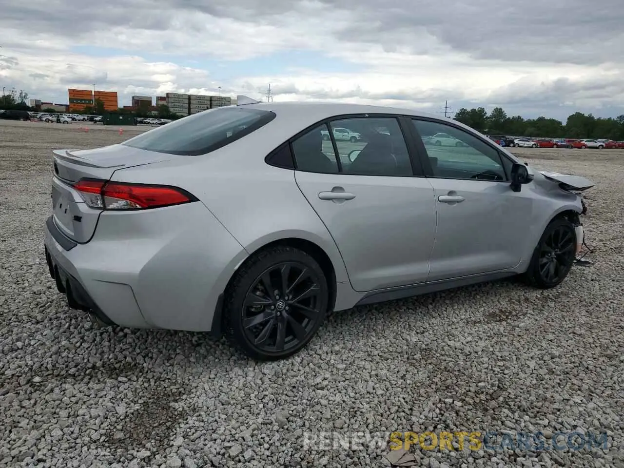 3 fotografías del automóvil dañado 5YFS4MCE5PP144381 TOYOTA COROLLA 2023