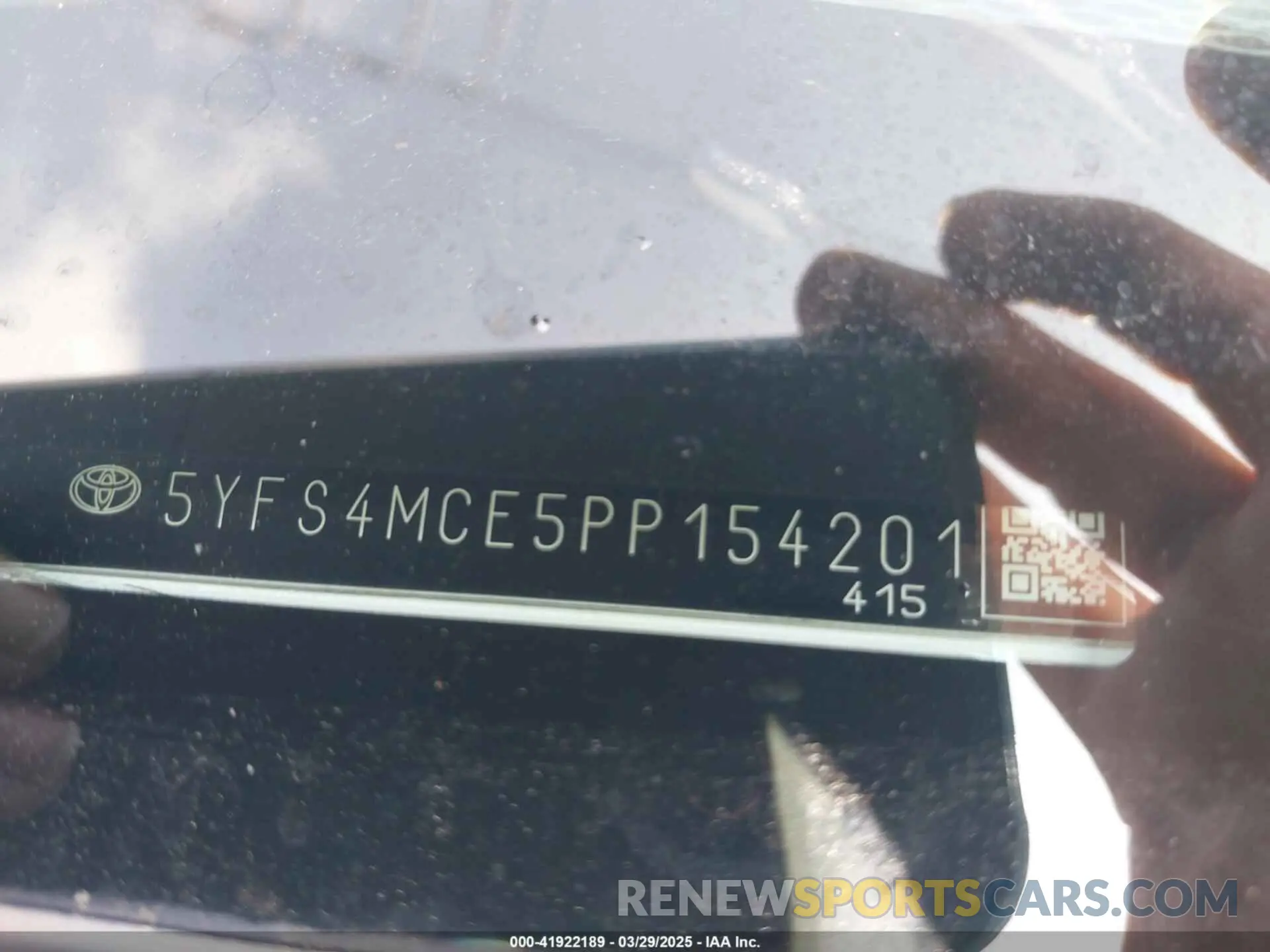 9 fotografías del automóvil dañado 5YFS4MCE5PP154201 TOYOTA COROLLA 2023