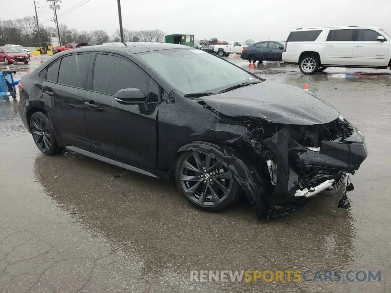 4 fotografías del automóvil dañado 5YFS4MCE5PP154778 TOYOTA COROLLA 2023