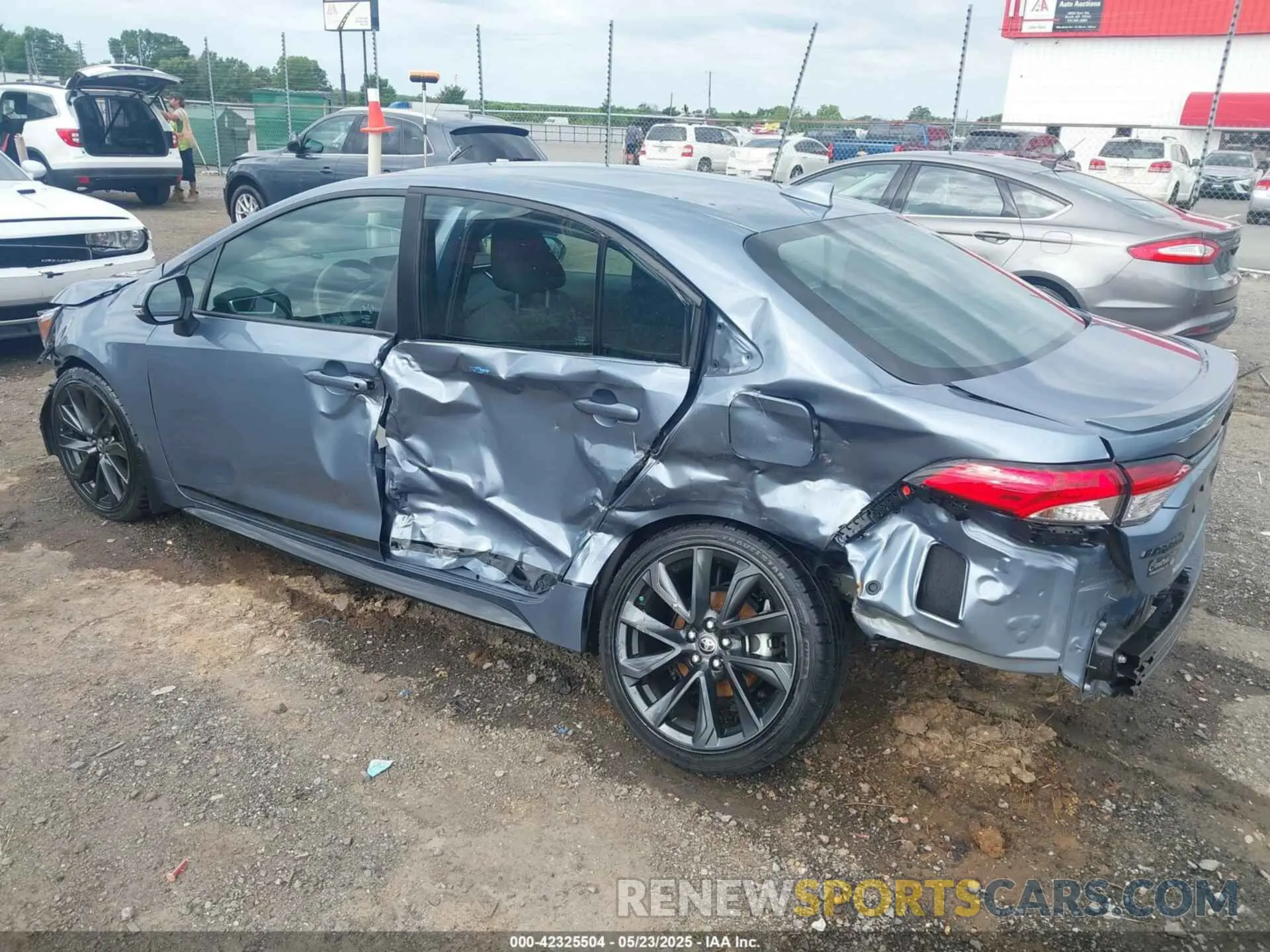 3 fotografías del automóvil dañado 5YFS4MCE5PP160290 TOYOTA COROLLA 2023