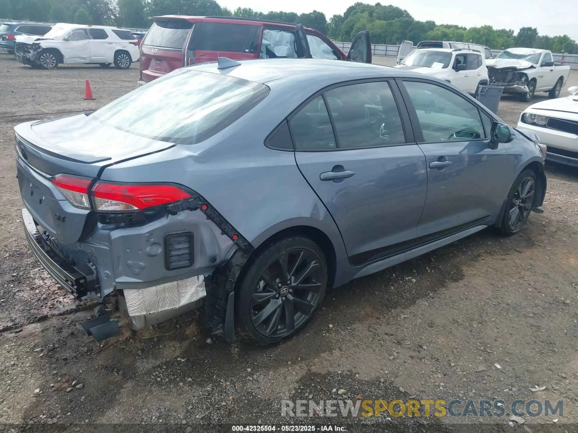 4 fotografías del automóvil dañado 5YFS4MCE5PP160290 TOYOTA COROLLA 2023