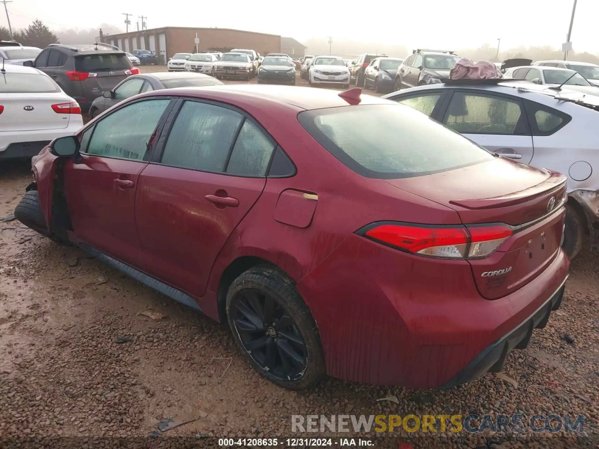 3 fotografías del automóvil dañado 5YFS4MCE6PP139741 TOYOTA COROLLA 2023