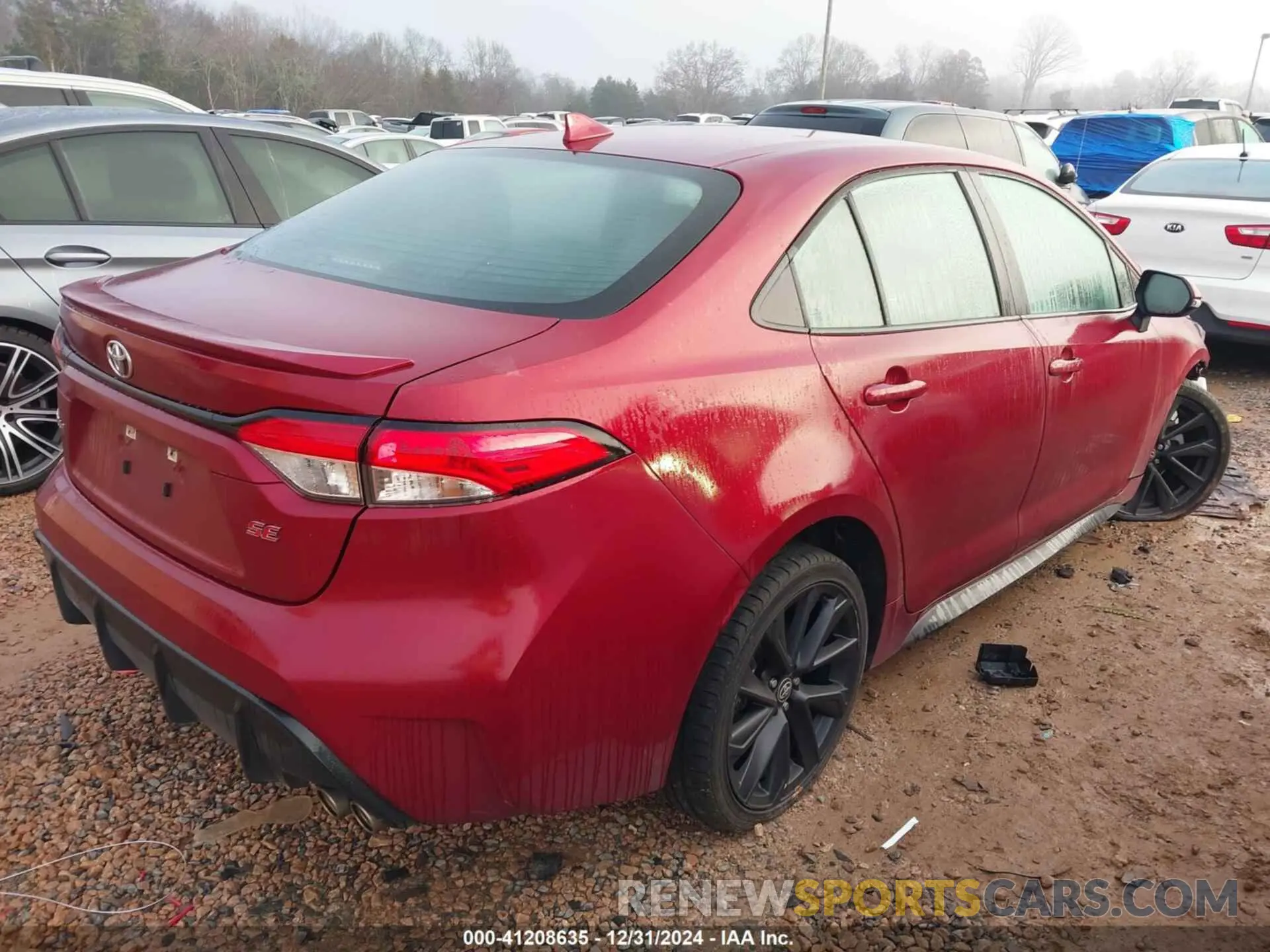 4 fotografías del automóvil dañado 5YFS4MCE6PP139741 TOYOTA COROLLA 2023