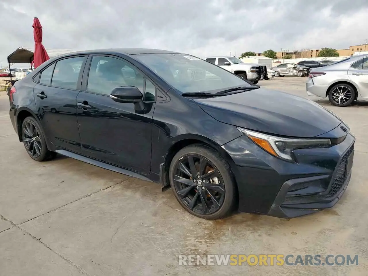 4 fotografías del automóvil dañado 5YFS4MCE6PP146074 TOYOTA COROLLA 2023