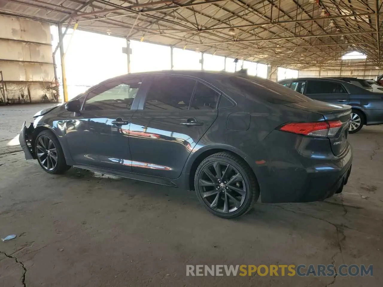 2 fotografías del automóvil dañado 5YFS4MCE6PP147936 TOYOTA COROLLA 2023