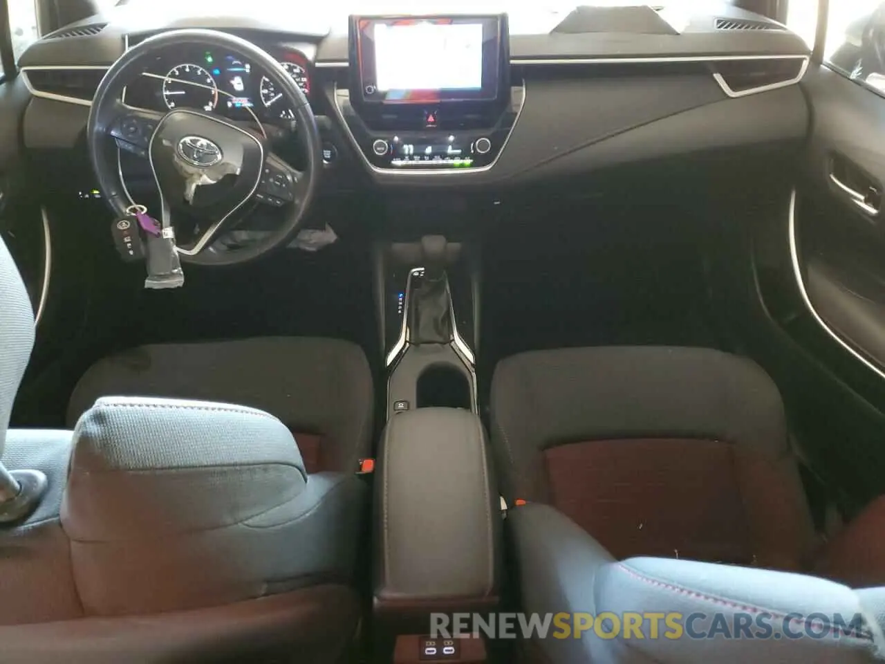 8 fotografías del automóvil dañado 5YFS4MCE6PP147936 TOYOTA COROLLA 2023