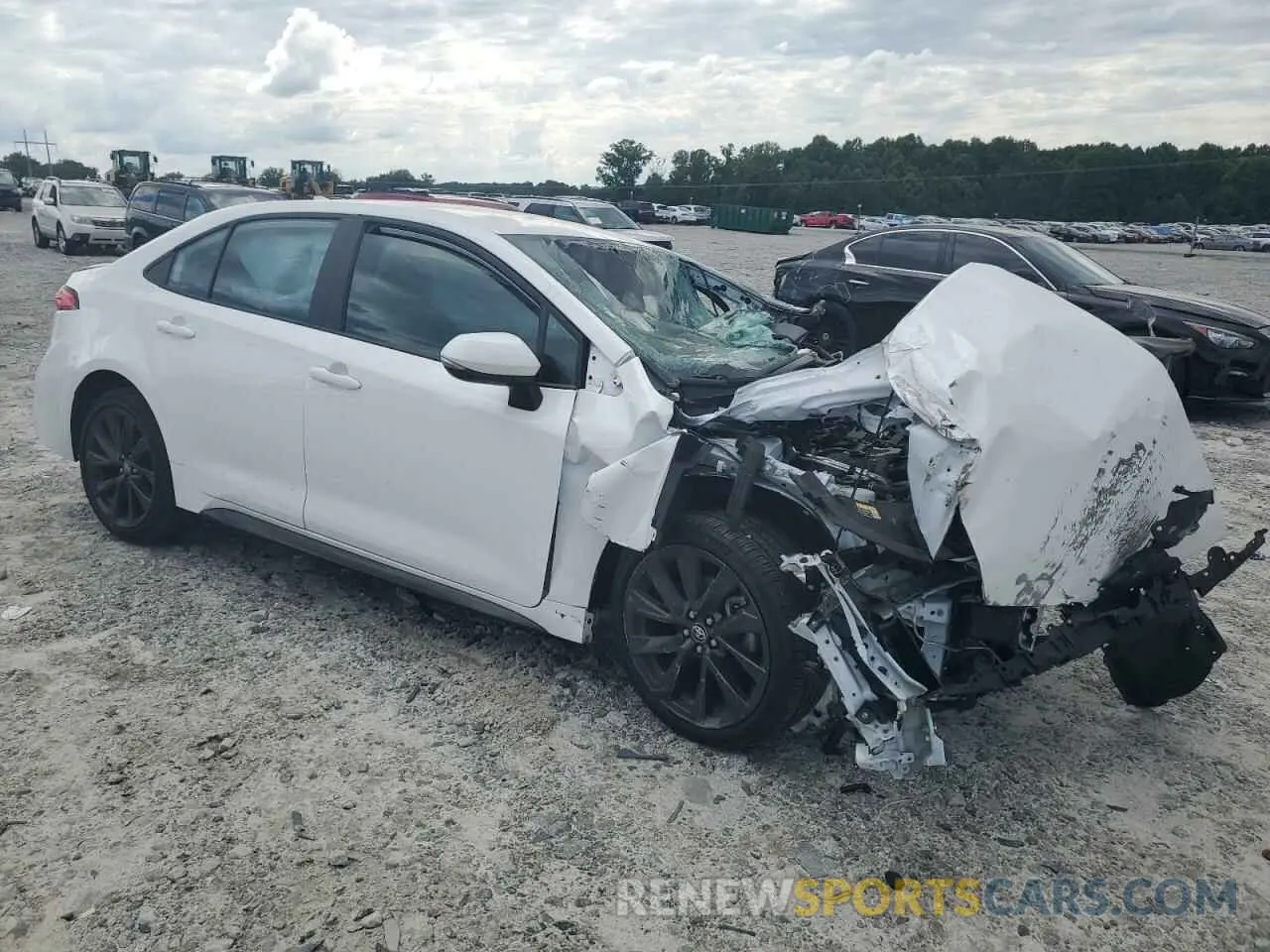4 fotografías del automóvil dañado 5YFS4MCE6PP152120 TOYOTA COROLLA 2023
