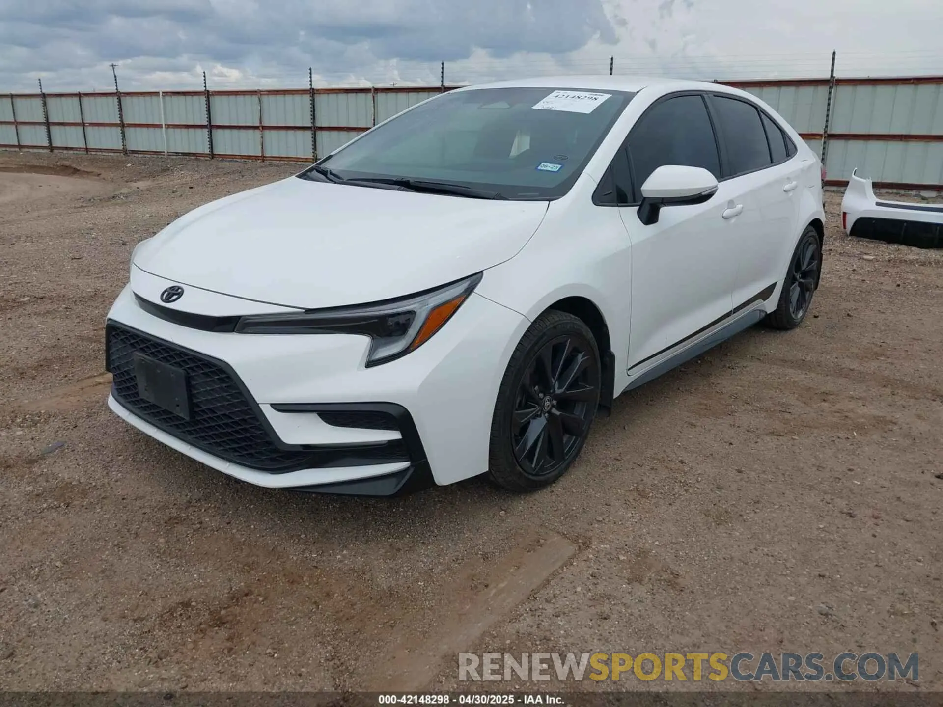 2 fotografías del automóvil dañado 5YFS4MCE6PP157897 TOYOTA COROLLA 2023