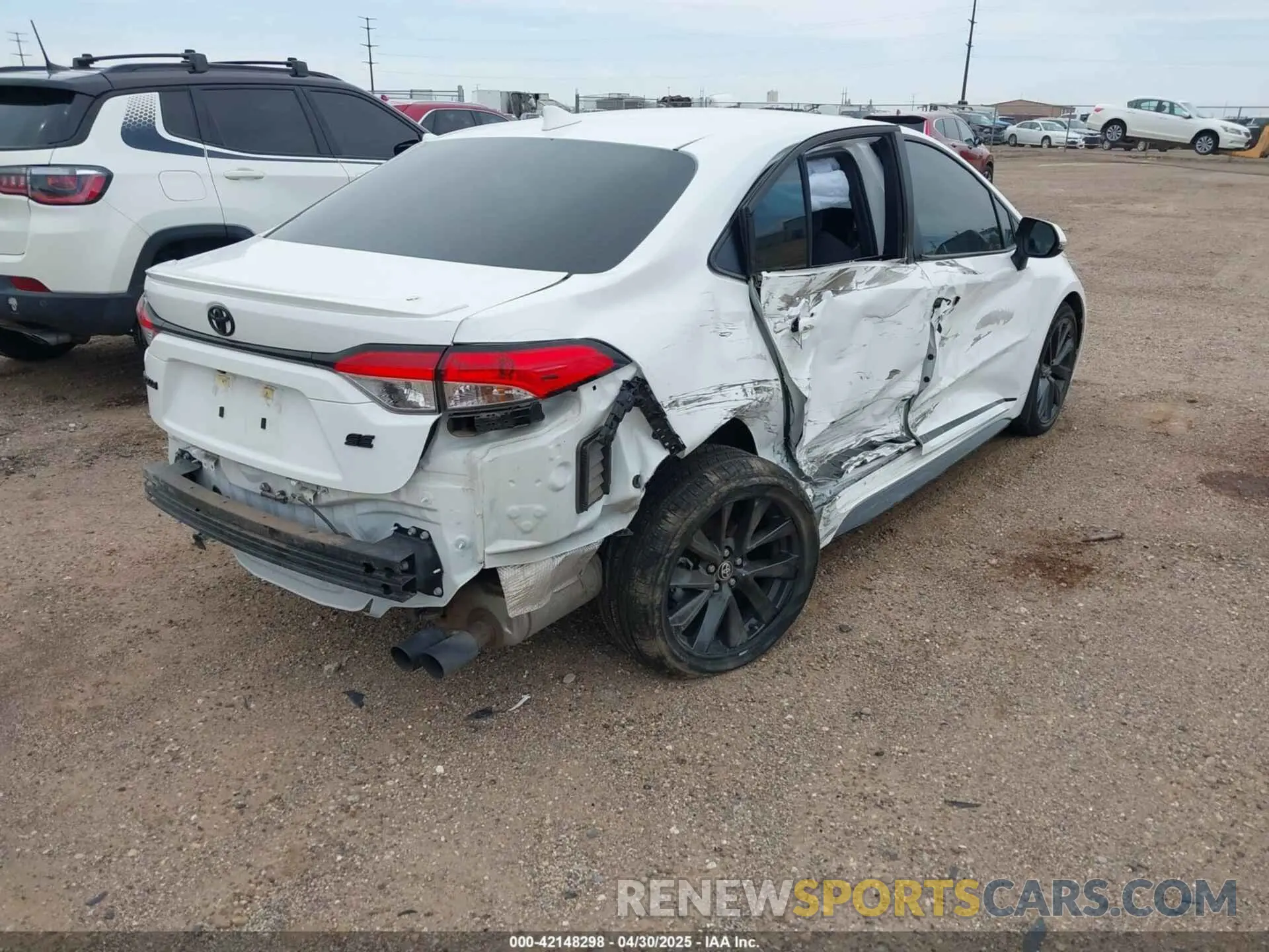 4 fotografías del automóvil dañado 5YFS4MCE6PP157897 TOYOTA COROLLA 2023