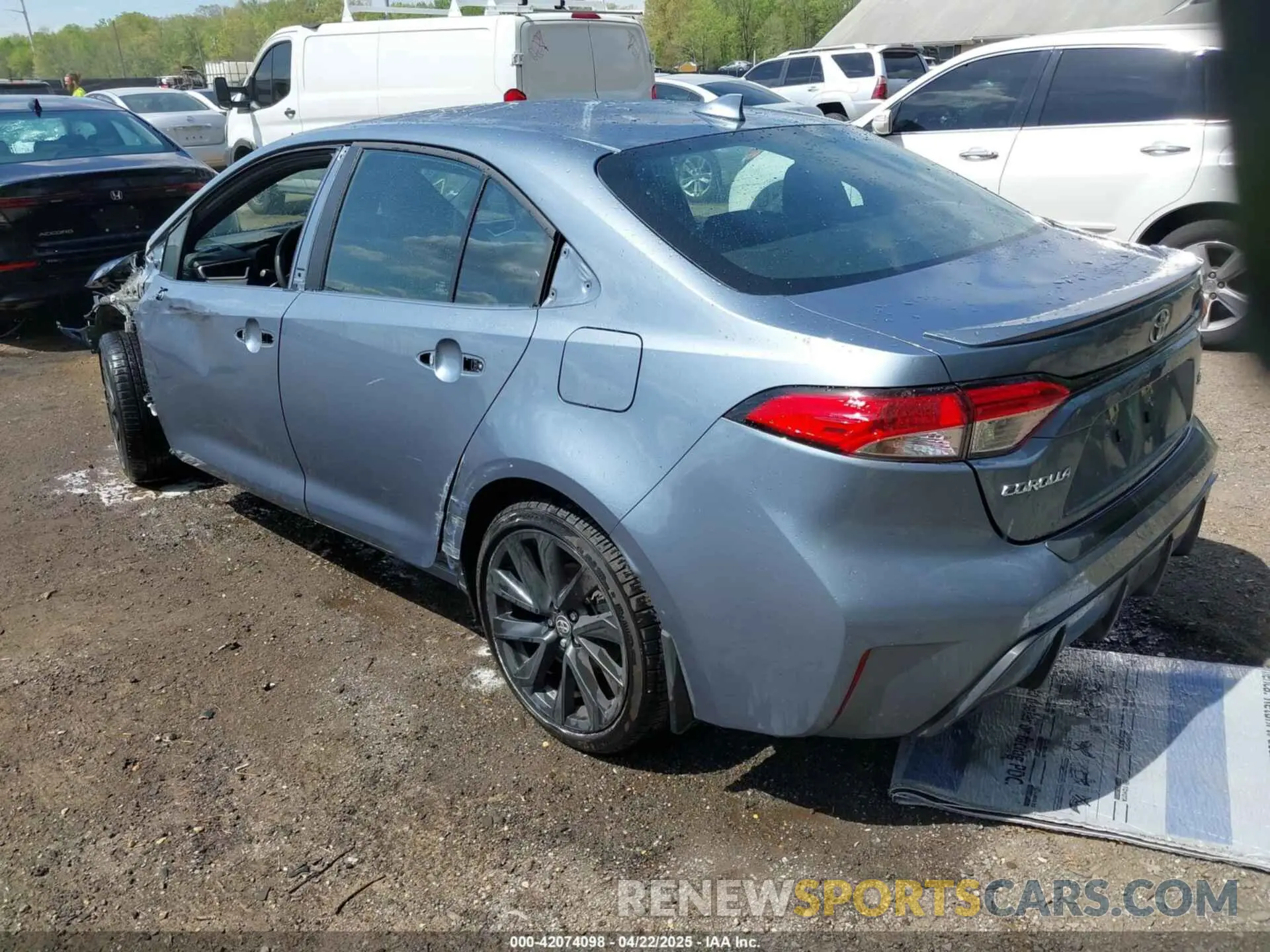 3 fotografías del automóvil dañado 5YFS4MCE6PP160069 TOYOTA COROLLA 2023