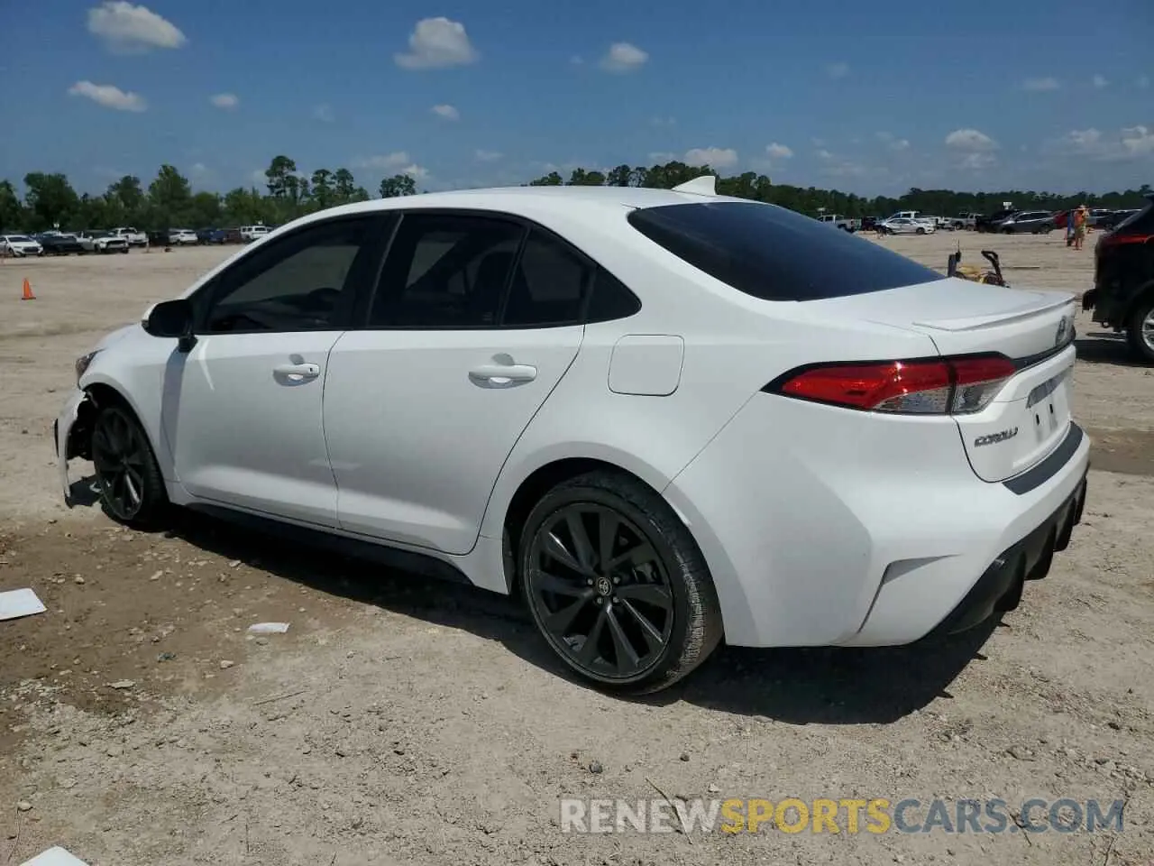 2 fotografías del automóvil dañado 5YFS4MCE6PP163828 TOYOTA COROLLA 2023
