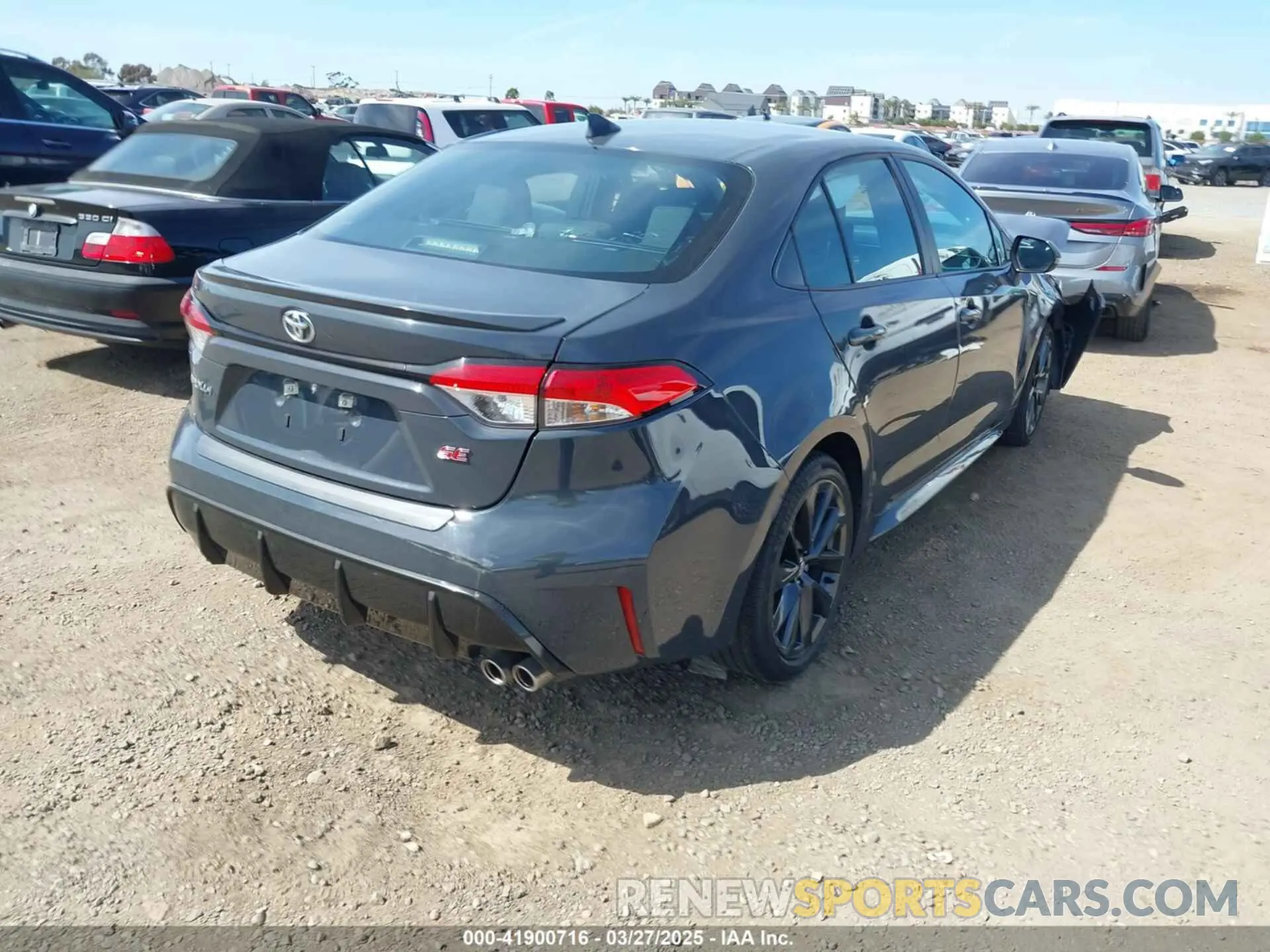 4 fotografías del automóvil dañado 5YFS4MCE6PP164350 TOYOTA COROLLA 2023