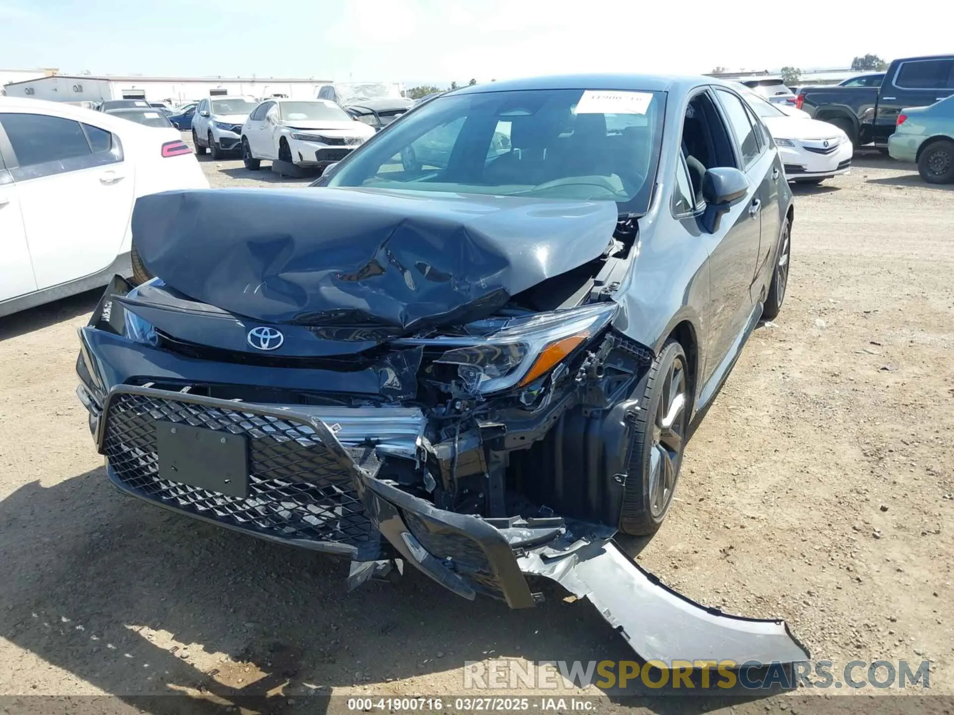 6 fotografías del automóvil dañado 5YFS4MCE6PP164350 TOYOTA COROLLA 2023