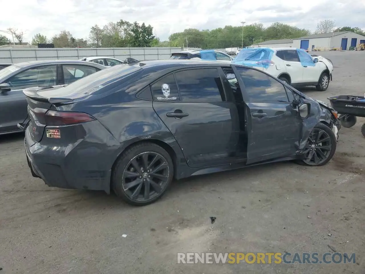 3 fotografías del automóvil dañado 5YFS4MCE6PP167832 TOYOTA COROLLA 2023