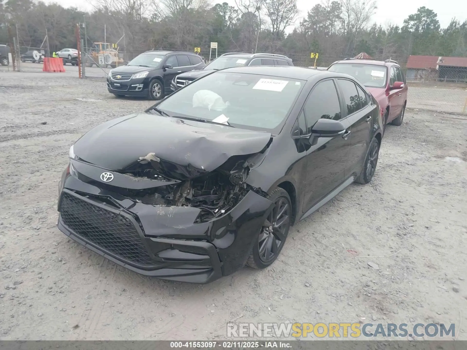 2 fotografías del automóvil dañado 5YFS4MCE7PP144835 TOYOTA COROLLA 2023
