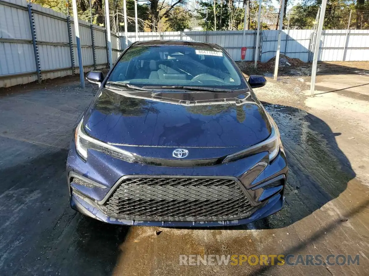 5 fotografías del automóvil dañado 5YFS4MCE7PP146357 TOYOTA COROLLA 2023
