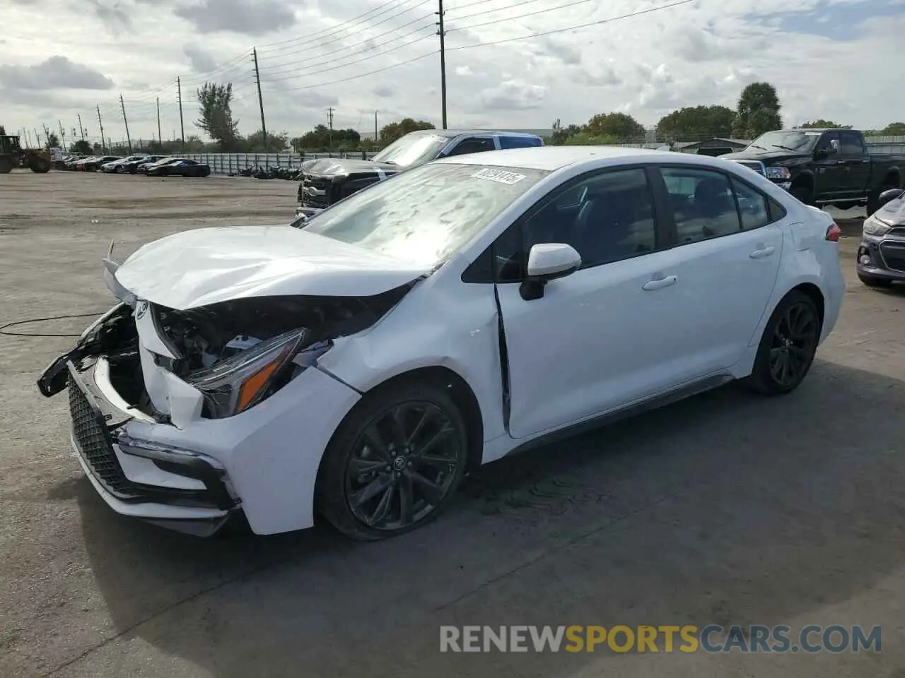 1 fotografías del automóvil dañado 5YFS4MCE7PP160260 TOYOTA COROLLA 2023