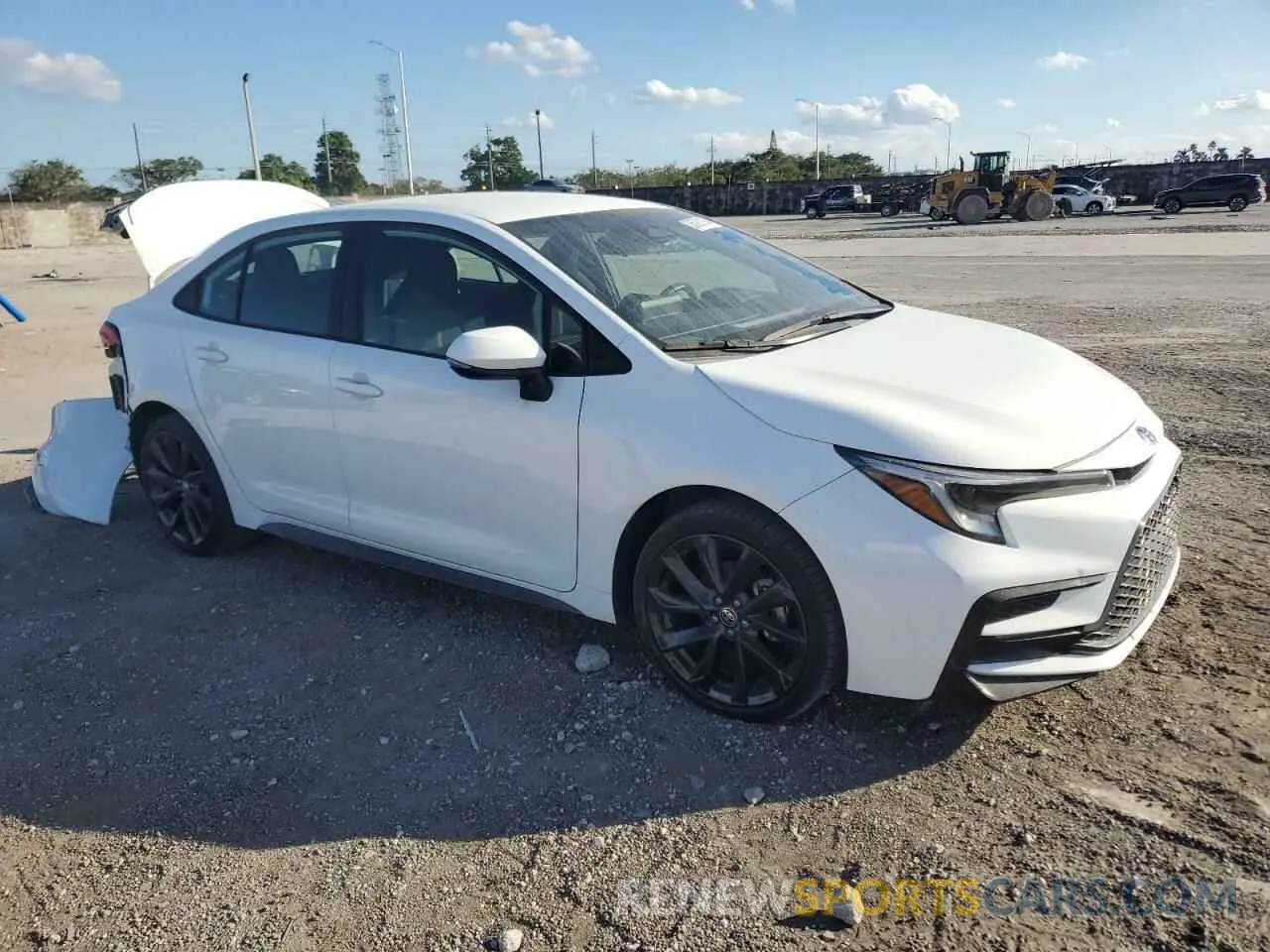 4 fotografías del automóvil dañado 5YFS4MCE7PP167855 TOYOTA COROLLA 2023