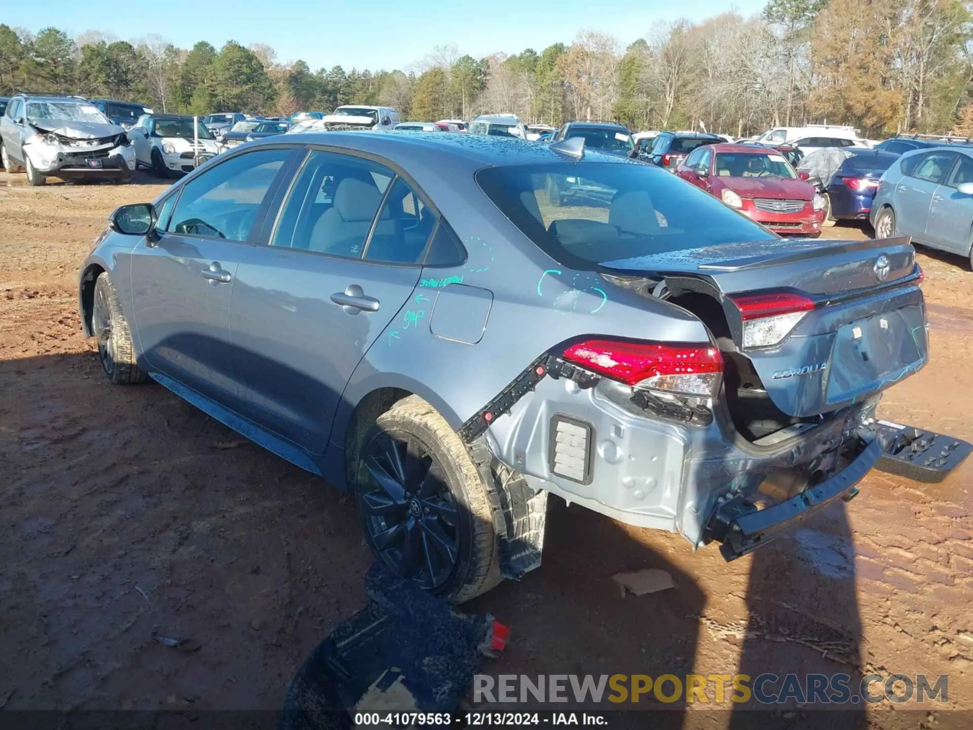 3 fotografías del automóvil dañado 5YFS4MCE8PP144858 TOYOTA COROLLA 2023