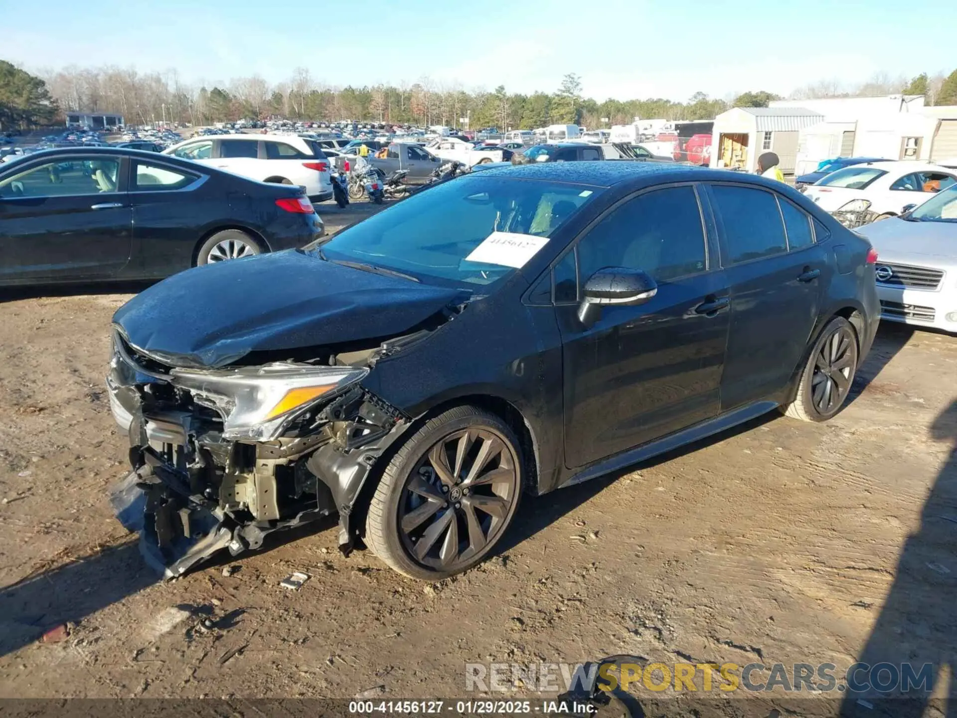 2 fotografías del automóvil dañado 5YFS4MCE8PP160073 TOYOTA COROLLA 2023