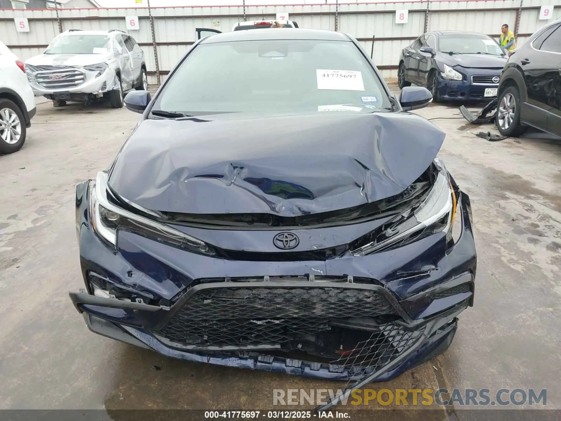 6 fotografías del automóvil dañado 5YFS4MCE8PP163586 TOYOTA COROLLA 2023