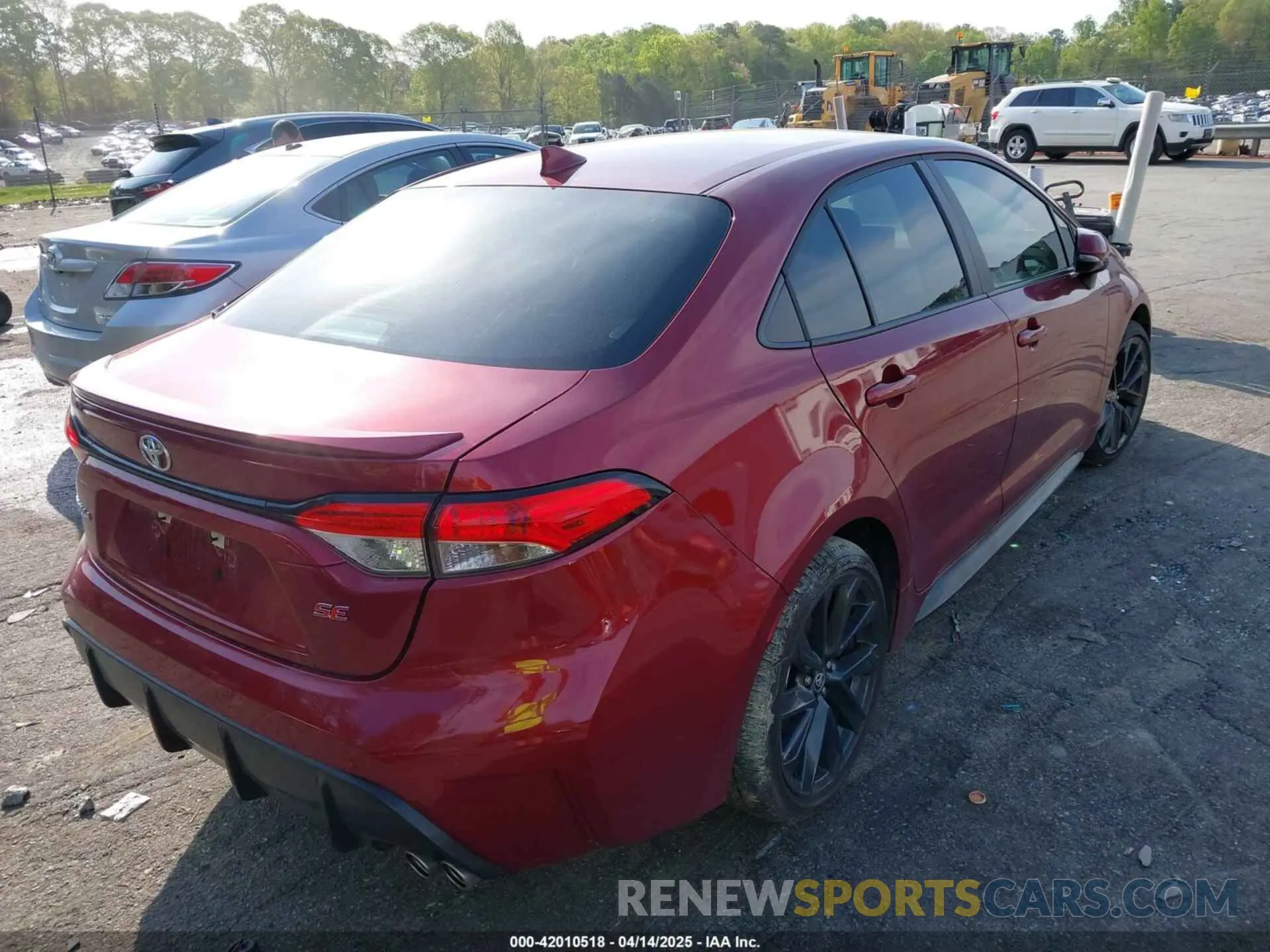 4 fotografías del automóvil dañado 5YFS4MCE8PP167962 TOYOTA COROLLA 2023