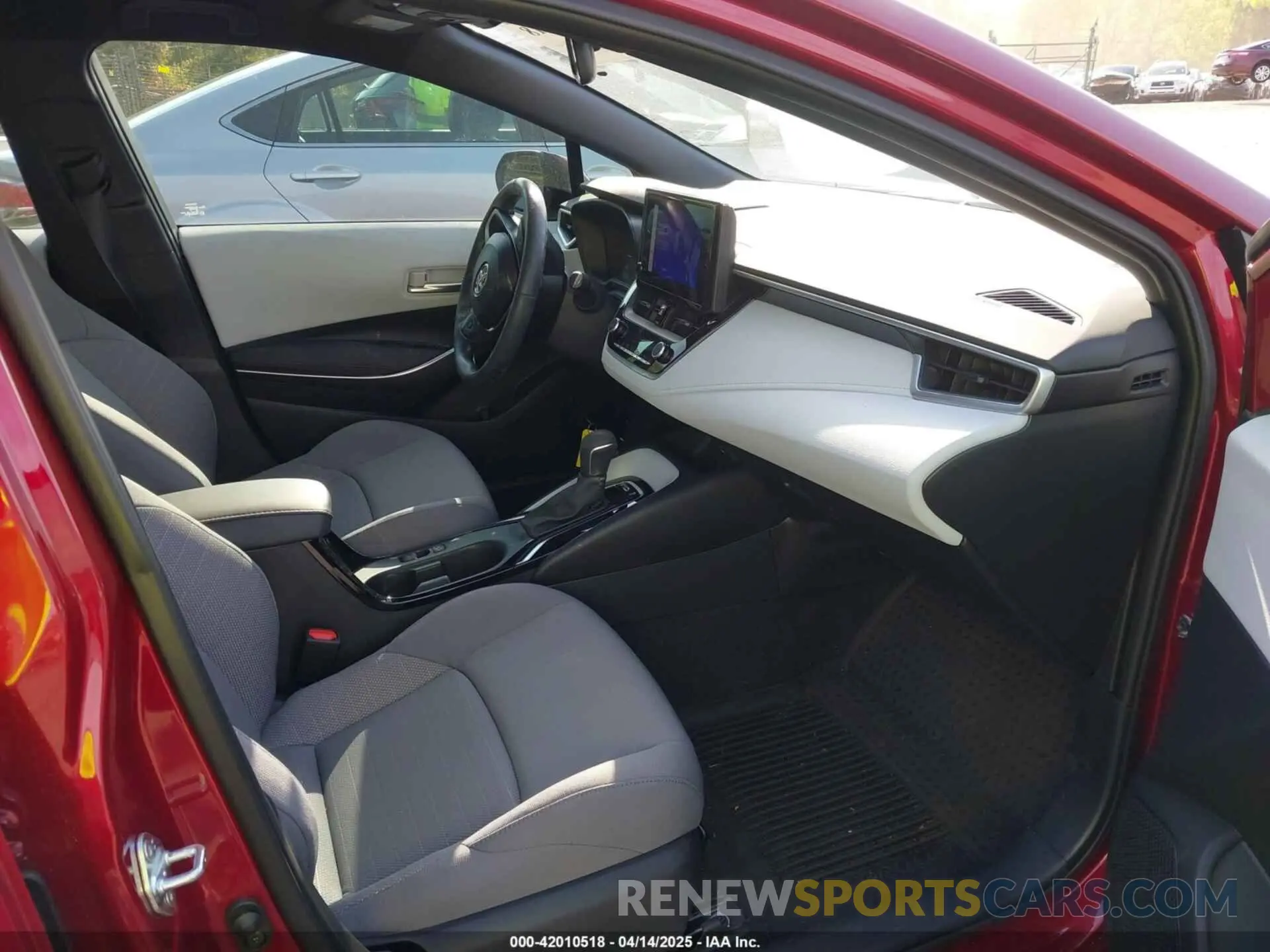 5 fotografías del automóvil dañado 5YFS4MCE8PP167962 TOYOTA COROLLA 2023