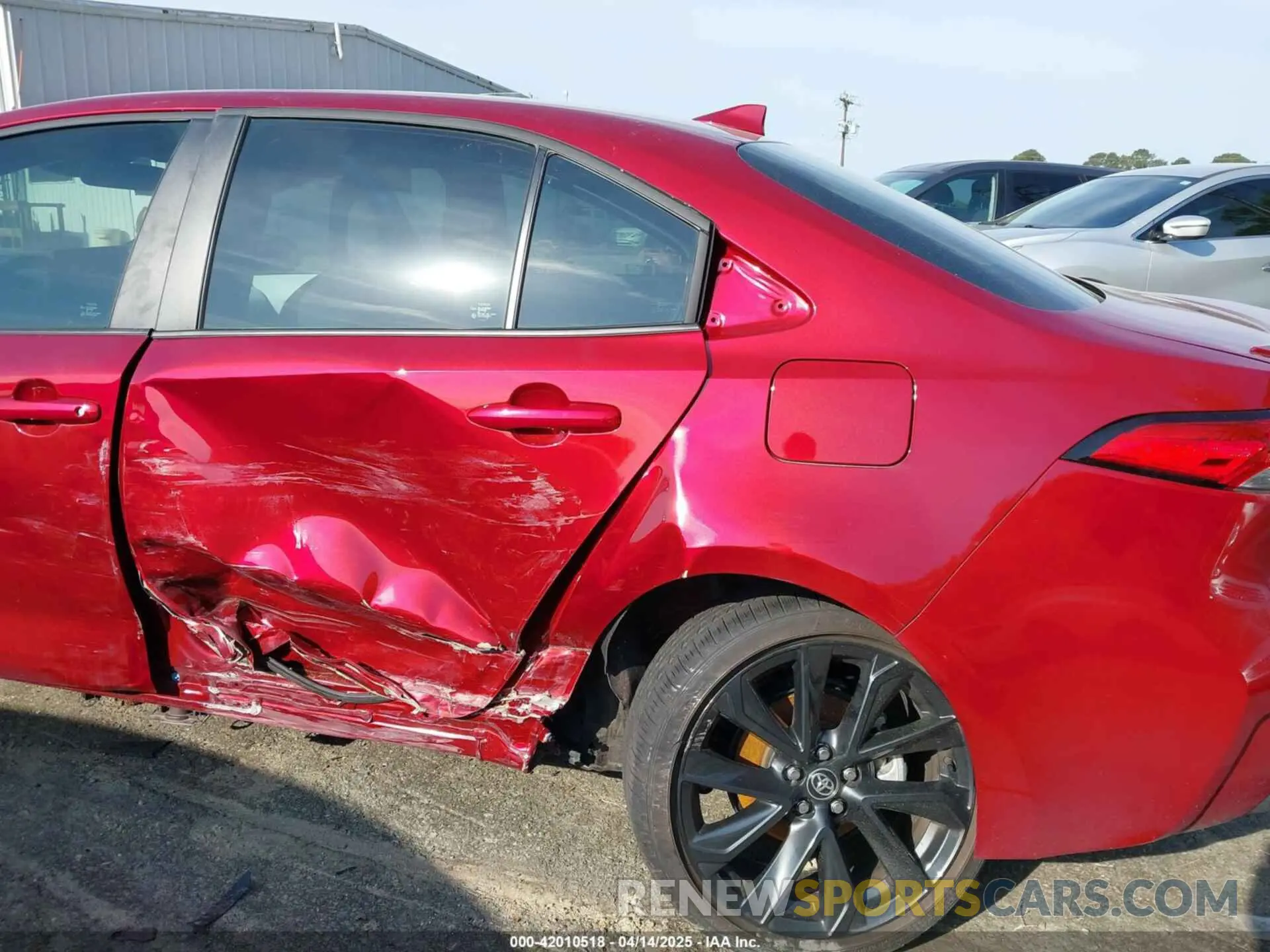 6 fotografías del automóvil dañado 5YFS4MCE8PP167962 TOYOTA COROLLA 2023