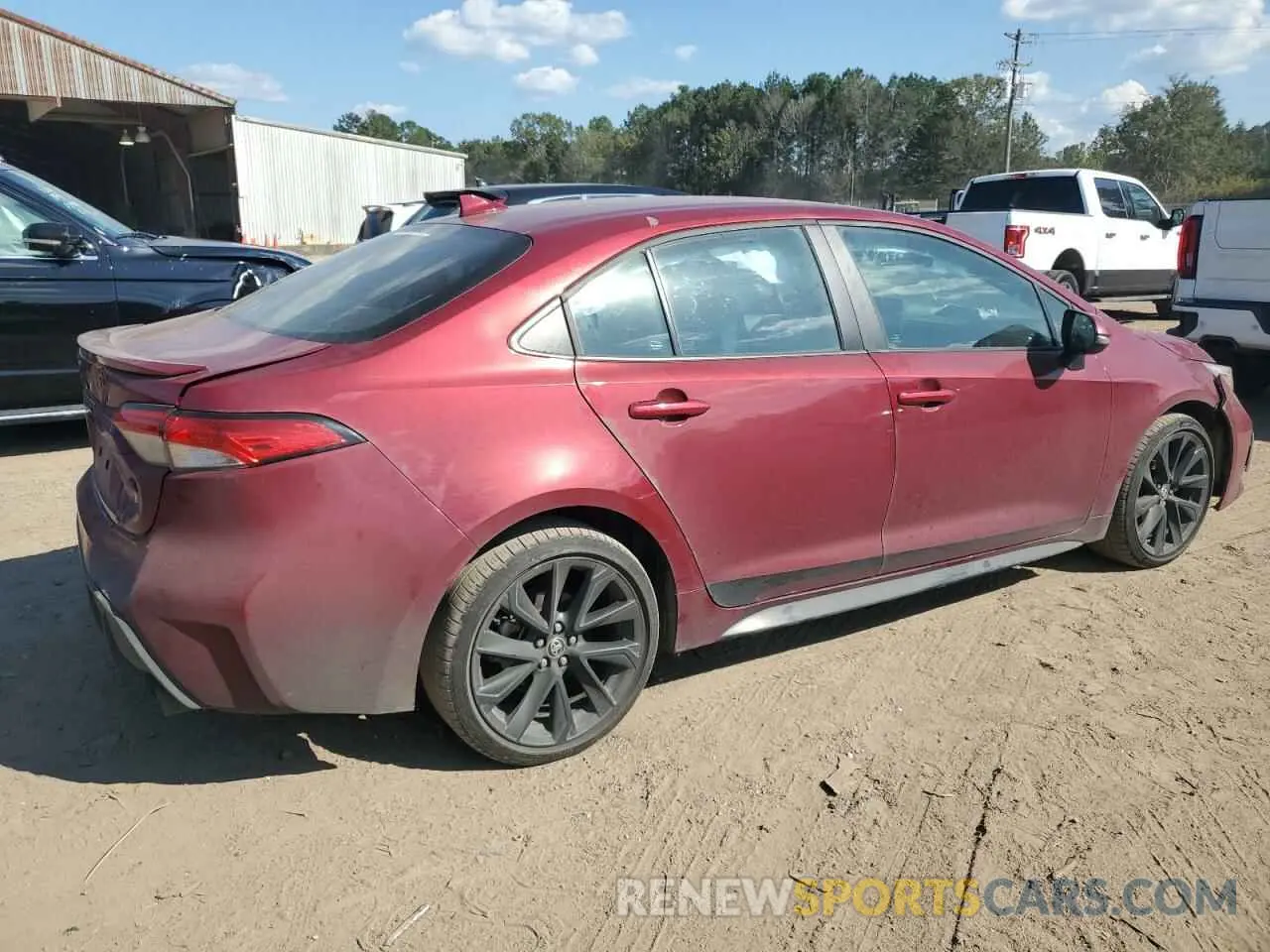 3 fotografías del automóvil dañado 5YFS4MCE9PP166741 TOYOTA COROLLA 2023