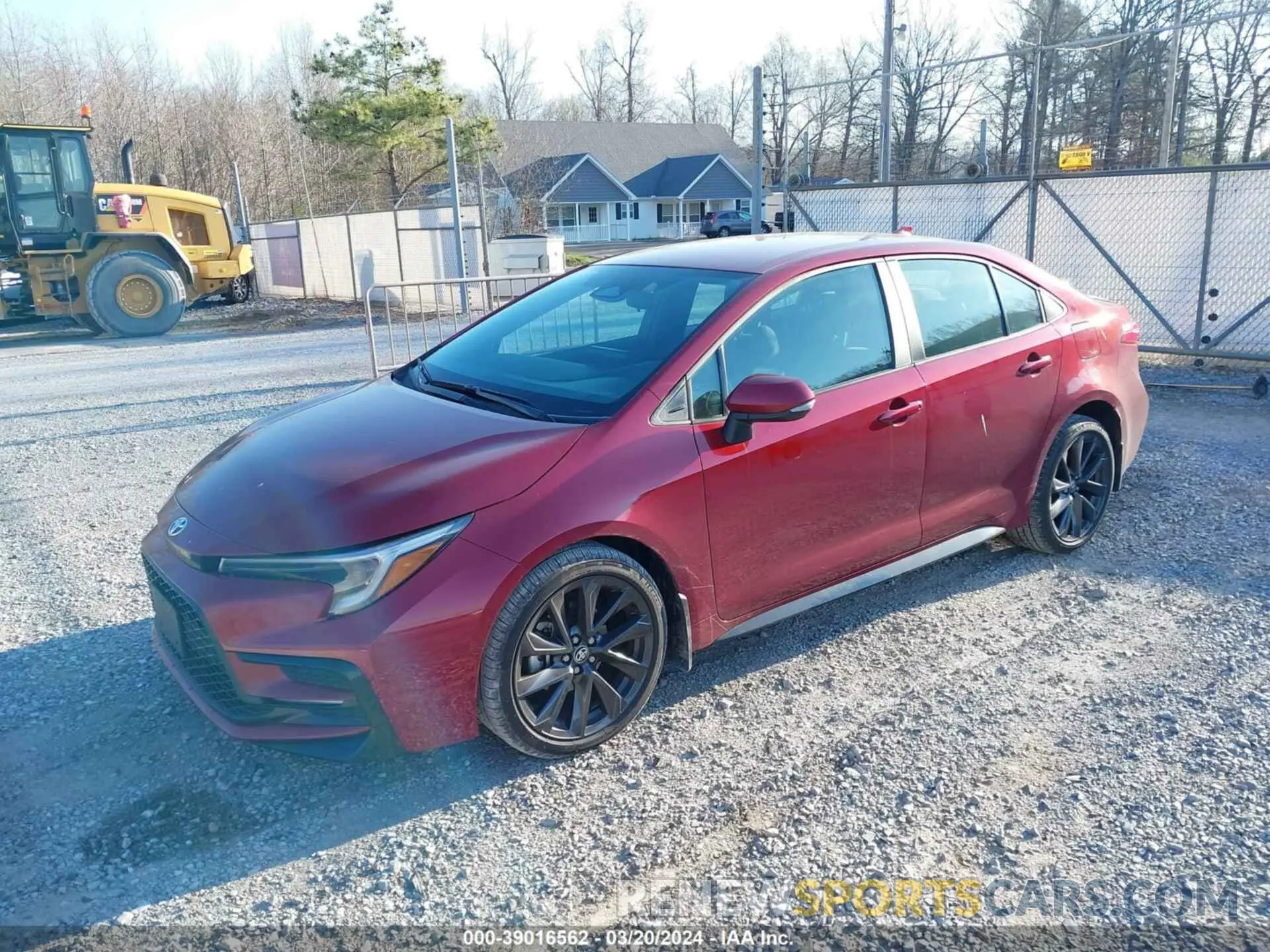 2 fotografías del automóvil dañado 5YFS4MCEXPP142190 TOYOTA COROLLA 2023