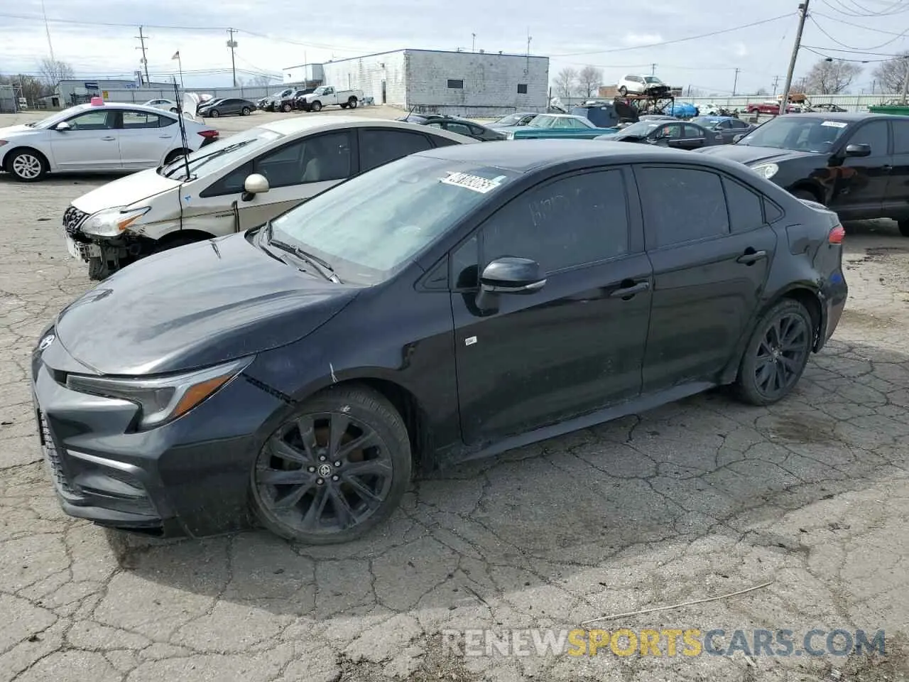 1 fotografías del automóvil dañado 5YFS4MCEXPP164643 TOYOTA COROLLA 2023