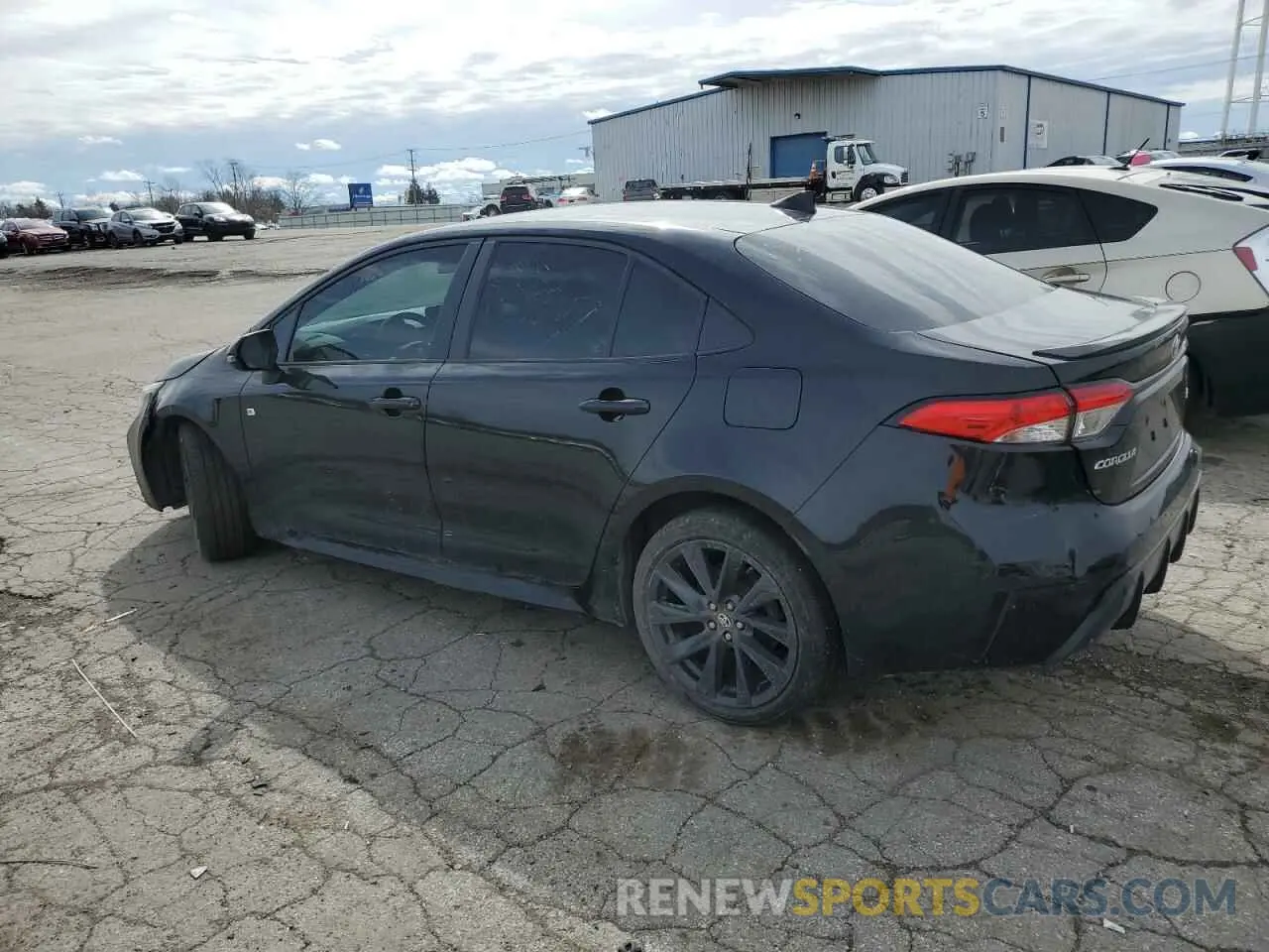 2 fotografías del automóvil dañado 5YFS4MCEXPP164643 TOYOTA COROLLA 2023