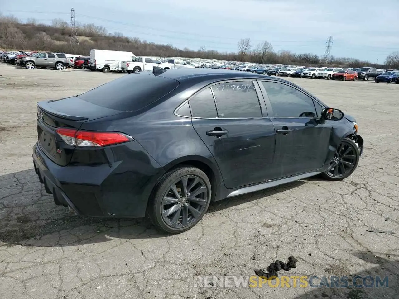 3 fotografías del automóvil dañado 5YFS4MCEXPP164643 TOYOTA COROLLA 2023