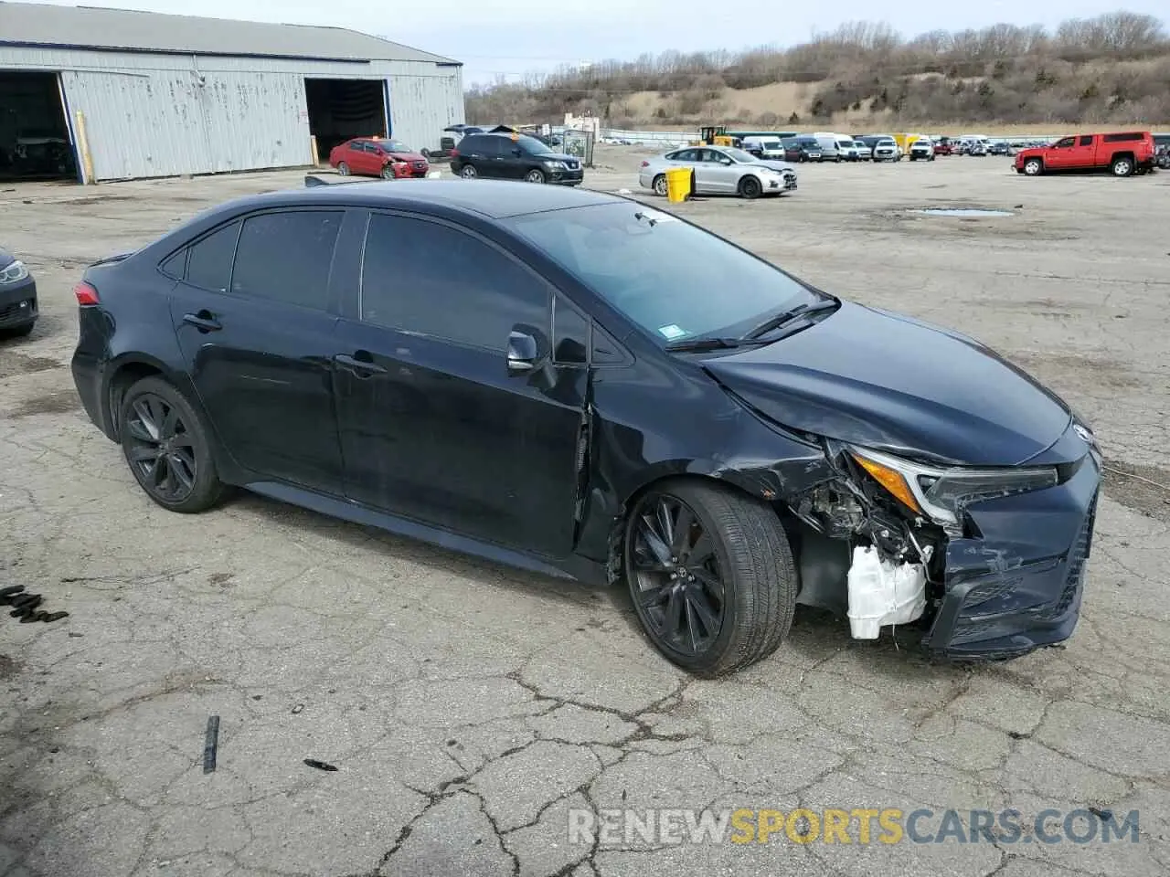 4 fotografías del automóvil dañado 5YFS4MCEXPP164643 TOYOTA COROLLA 2023
