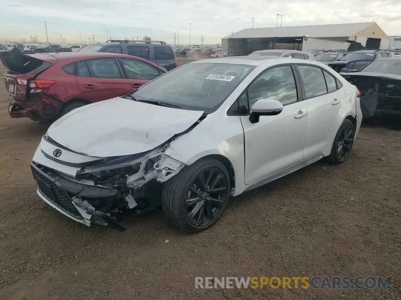 1 fotografías del automóvil dañado 5YFT4MCE2PP152958 TOYOTA COROLLA 2023