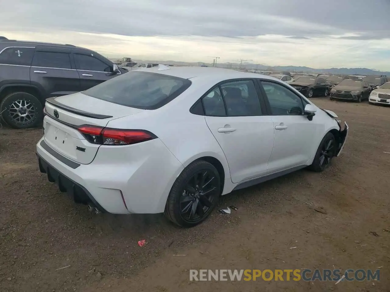 3 fotografías del automóvil dañado 5YFT4MCE2PP152958 TOYOTA COROLLA 2023