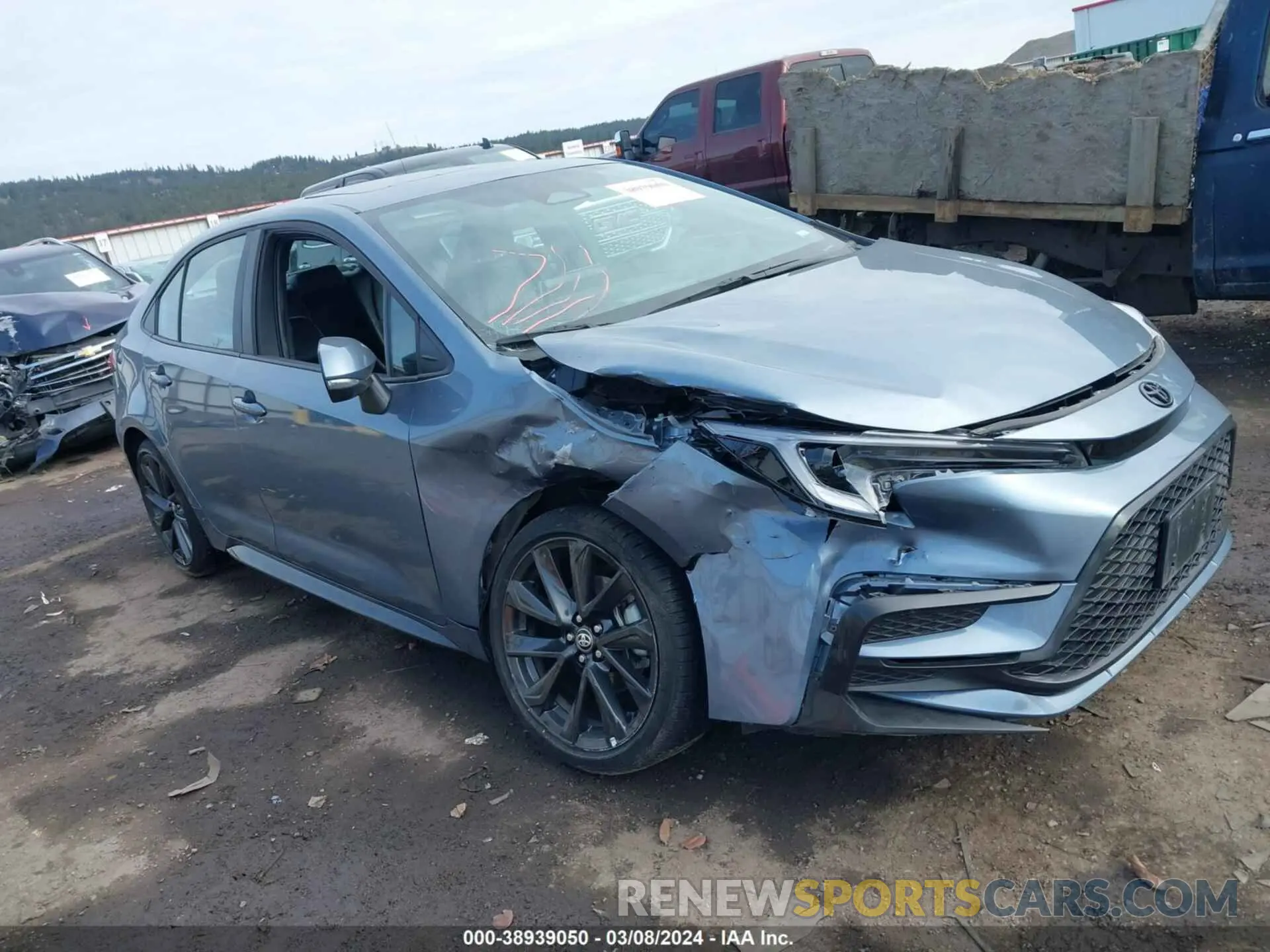 1 fotografías del automóvil dañado 5YFT4MCE3PP151348 TOYOTA COROLLA 2023