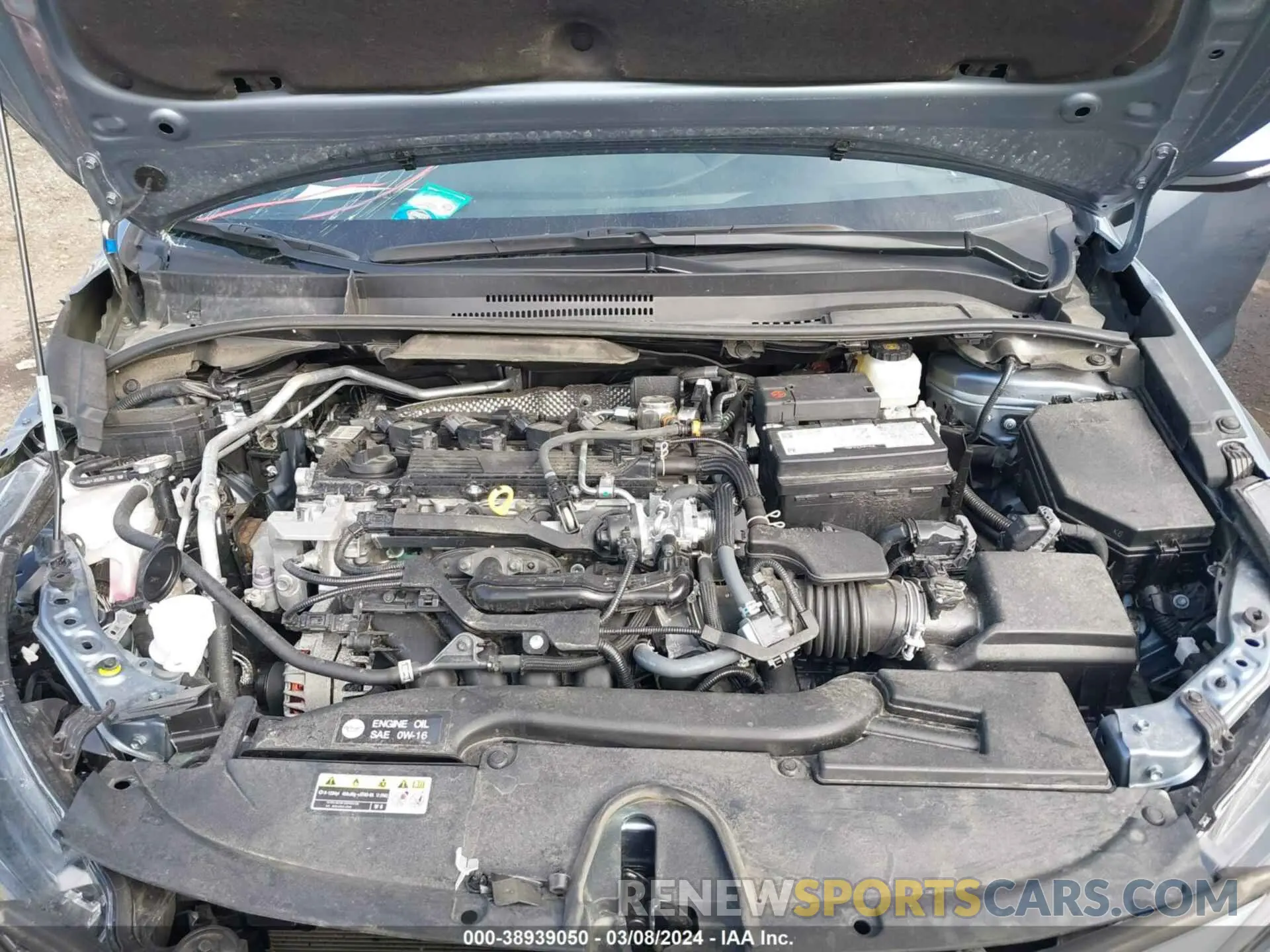10 fotografías del automóvil dañado 5YFT4MCE3PP151348 TOYOTA COROLLA 2023