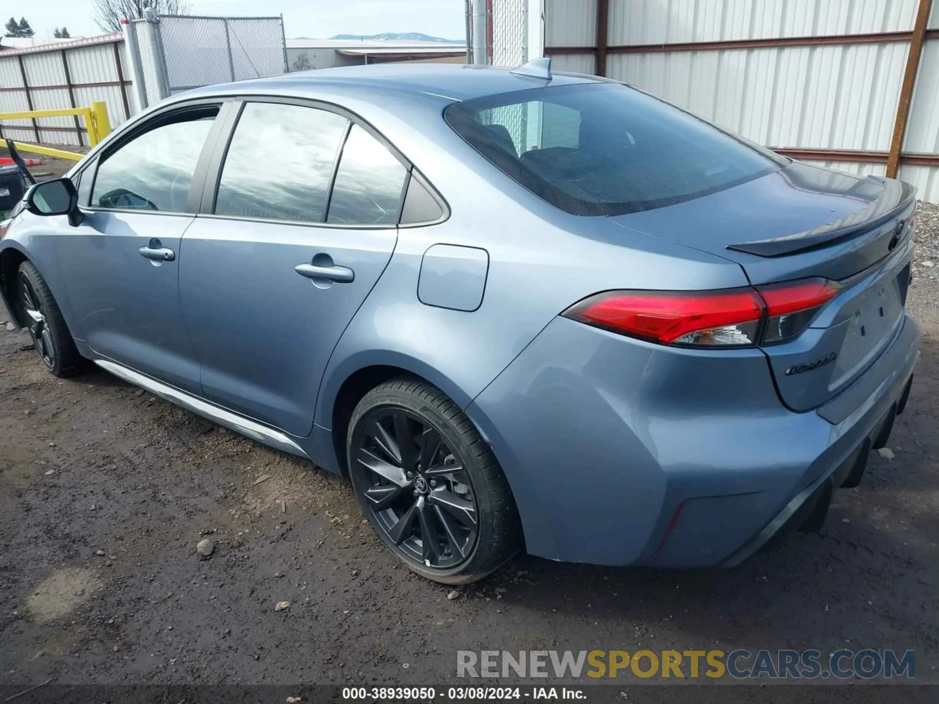 3 fotografías del automóvil dañado 5YFT4MCE3PP151348 TOYOTA COROLLA 2023