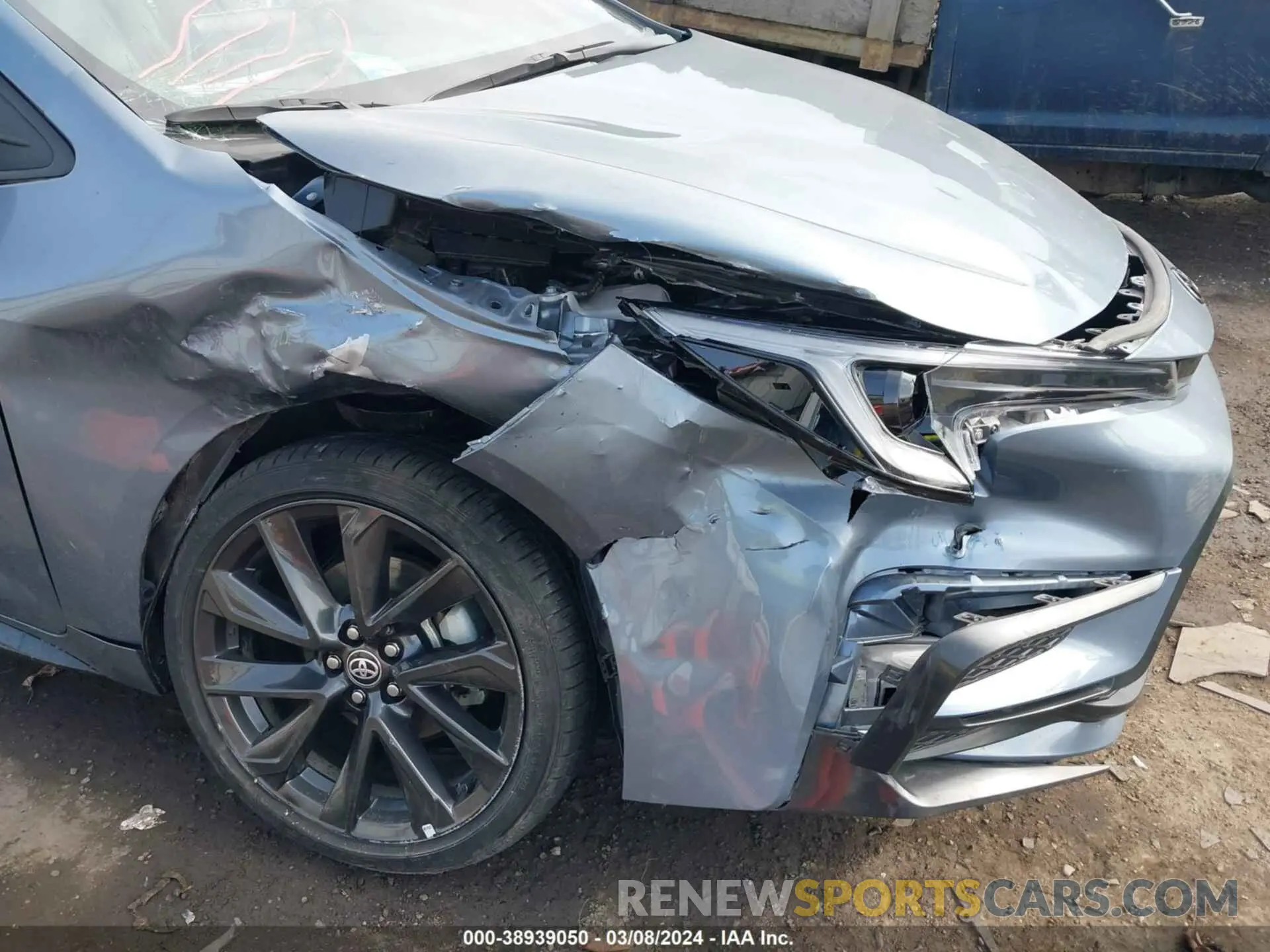 6 fotografías del automóvil dañado 5YFT4MCE3PP151348 TOYOTA COROLLA 2023