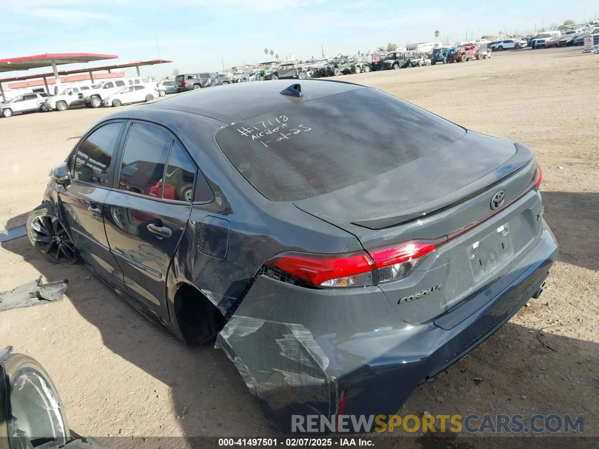 3 fotografías del automóvil dañado 5YFT4MCE3PP165332 TOYOTA COROLLA 2023