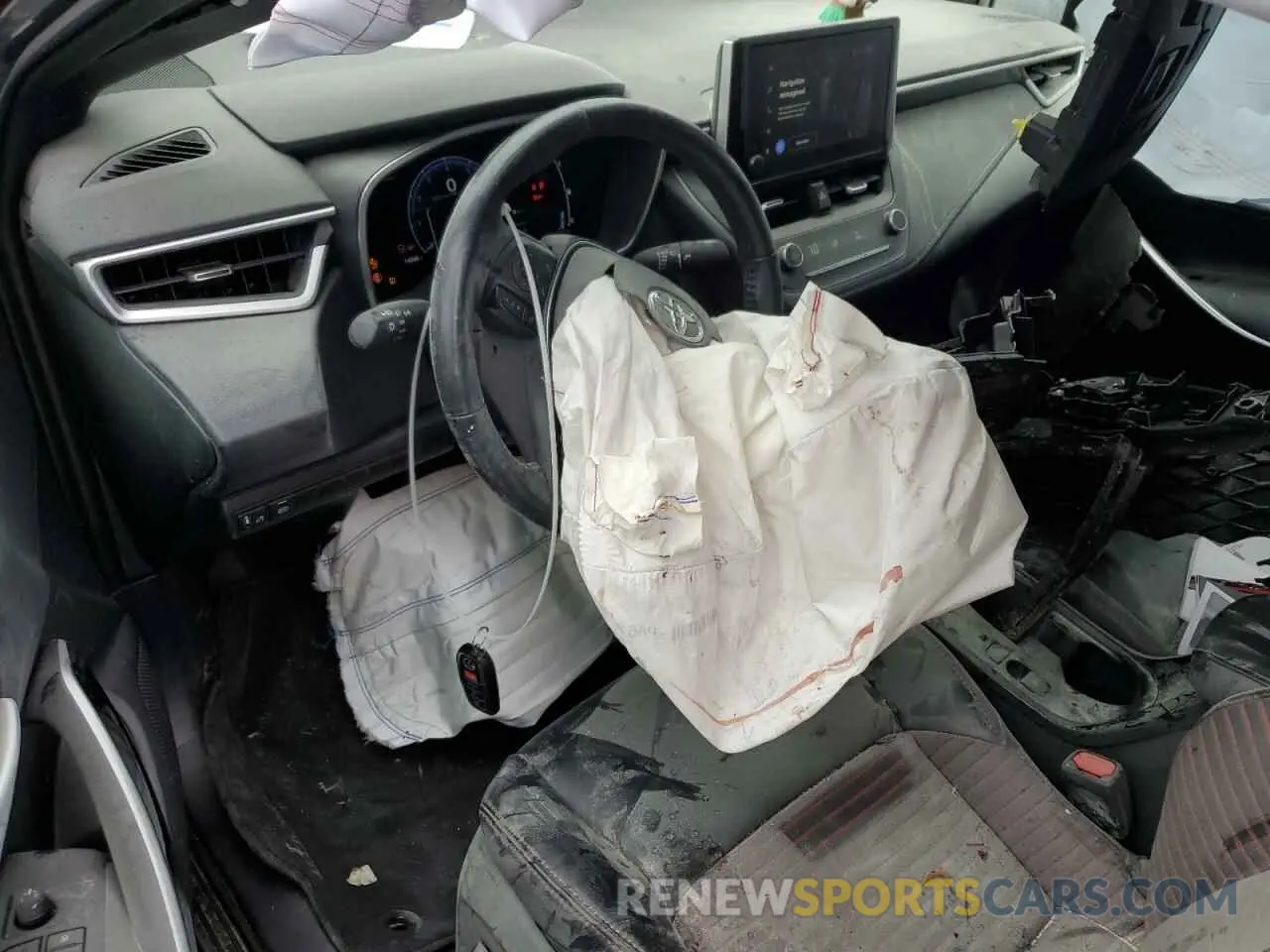 8 fotografías del automóvil dañado 5YFT4MCE7PP164216 TOYOTA COROLLA 2023
