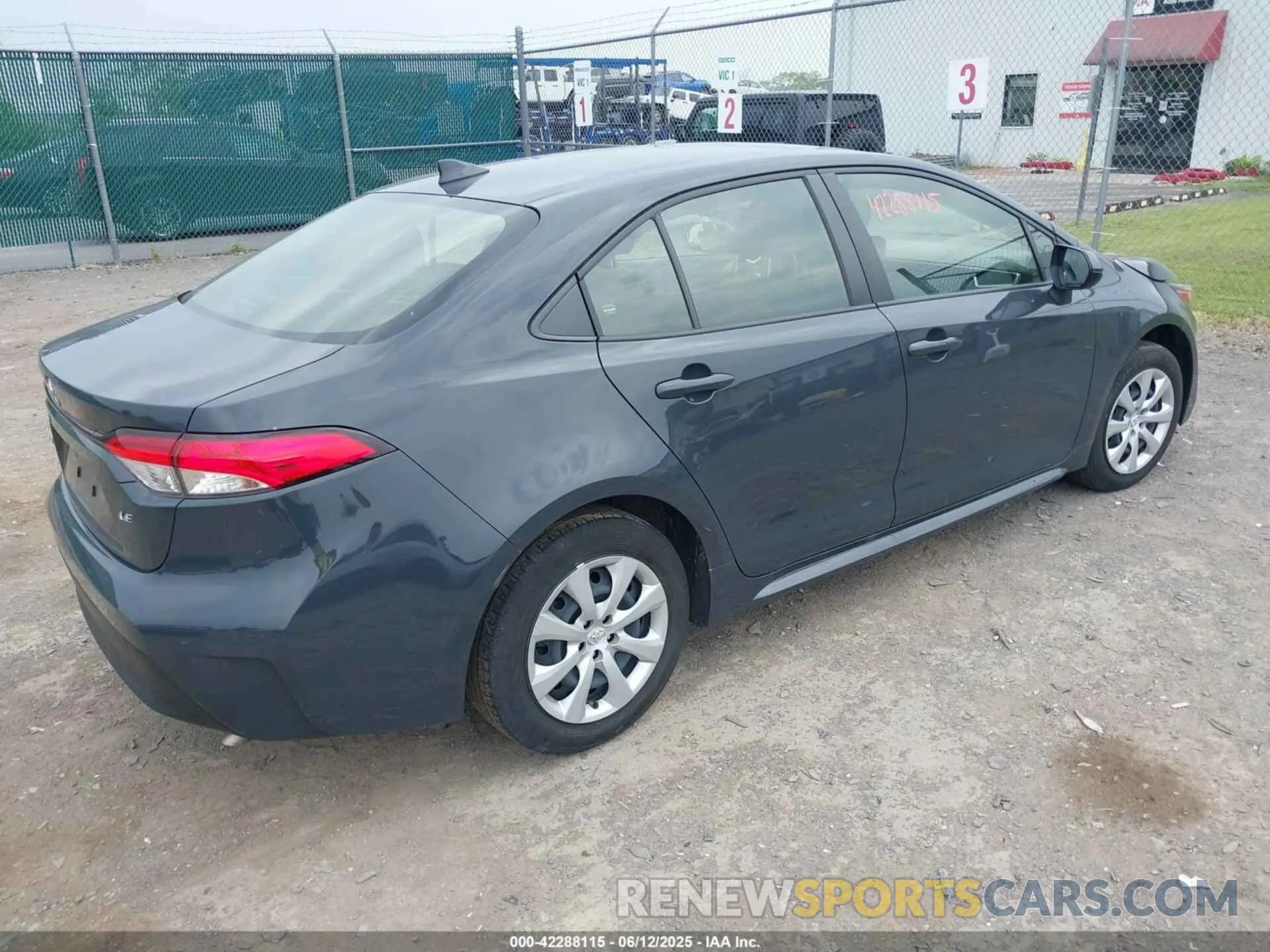 4 fotografías del automóvil dañado JTDB4MEE0P3000856 TOYOTA COROLLA 2023