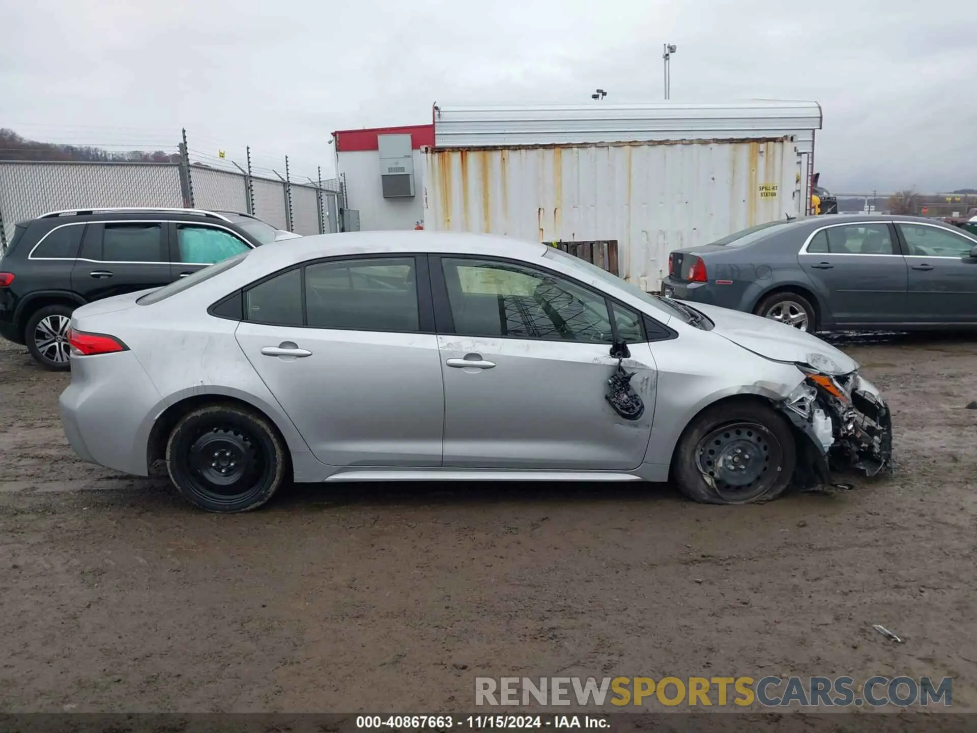 13 fotografías del automóvil dañado JTDB4MEE0P3011341 TOYOTA COROLLA 2023