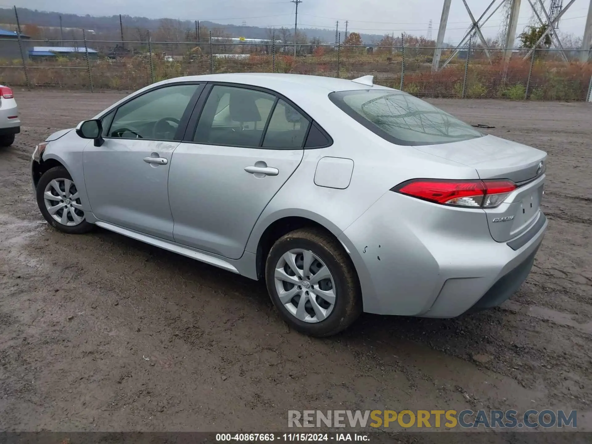 3 fotografías del automóvil dañado JTDB4MEE0P3011341 TOYOTA COROLLA 2023