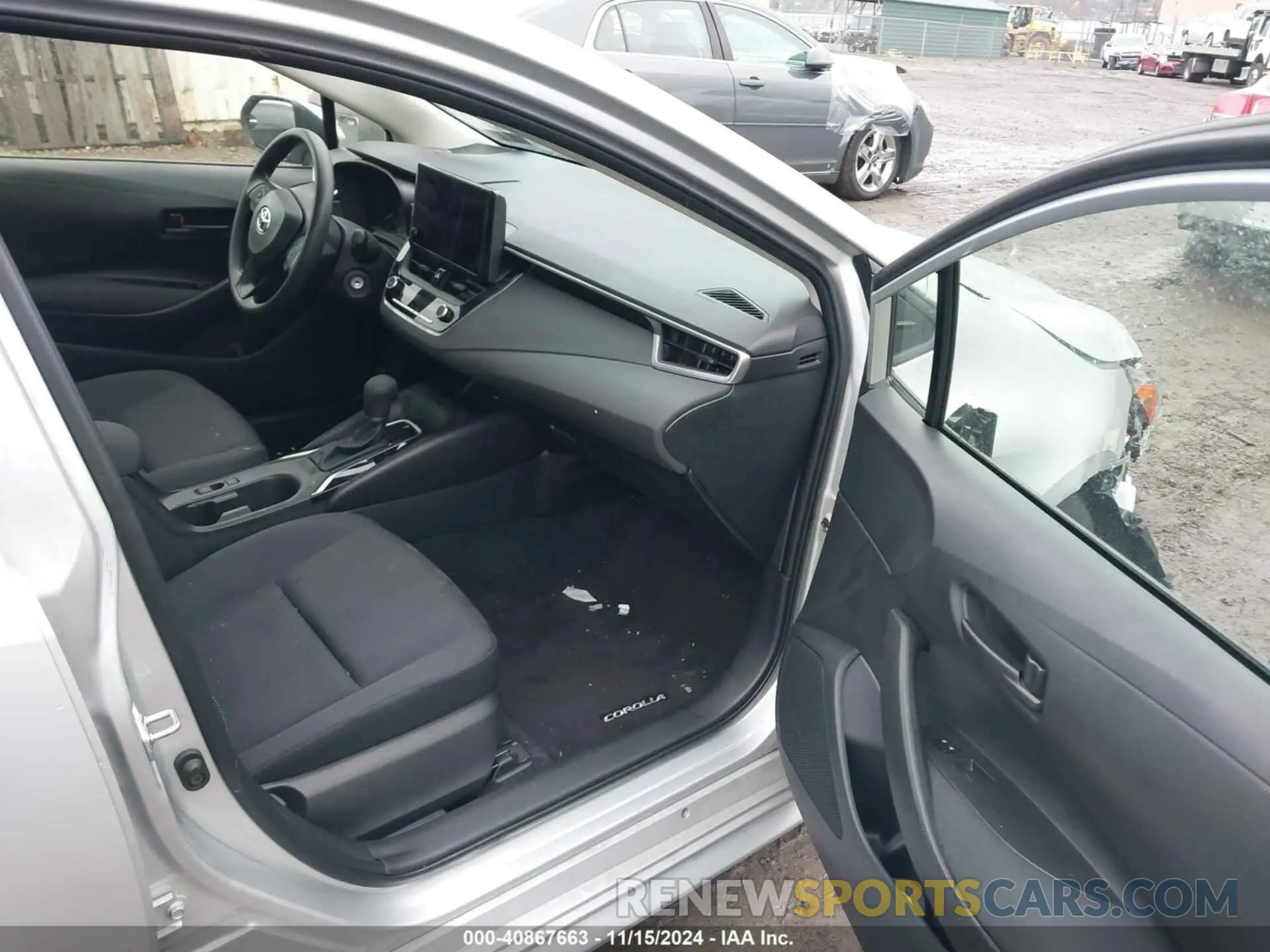 5 fotografías del automóvil dañado JTDB4MEE0P3011341 TOYOTA COROLLA 2023
