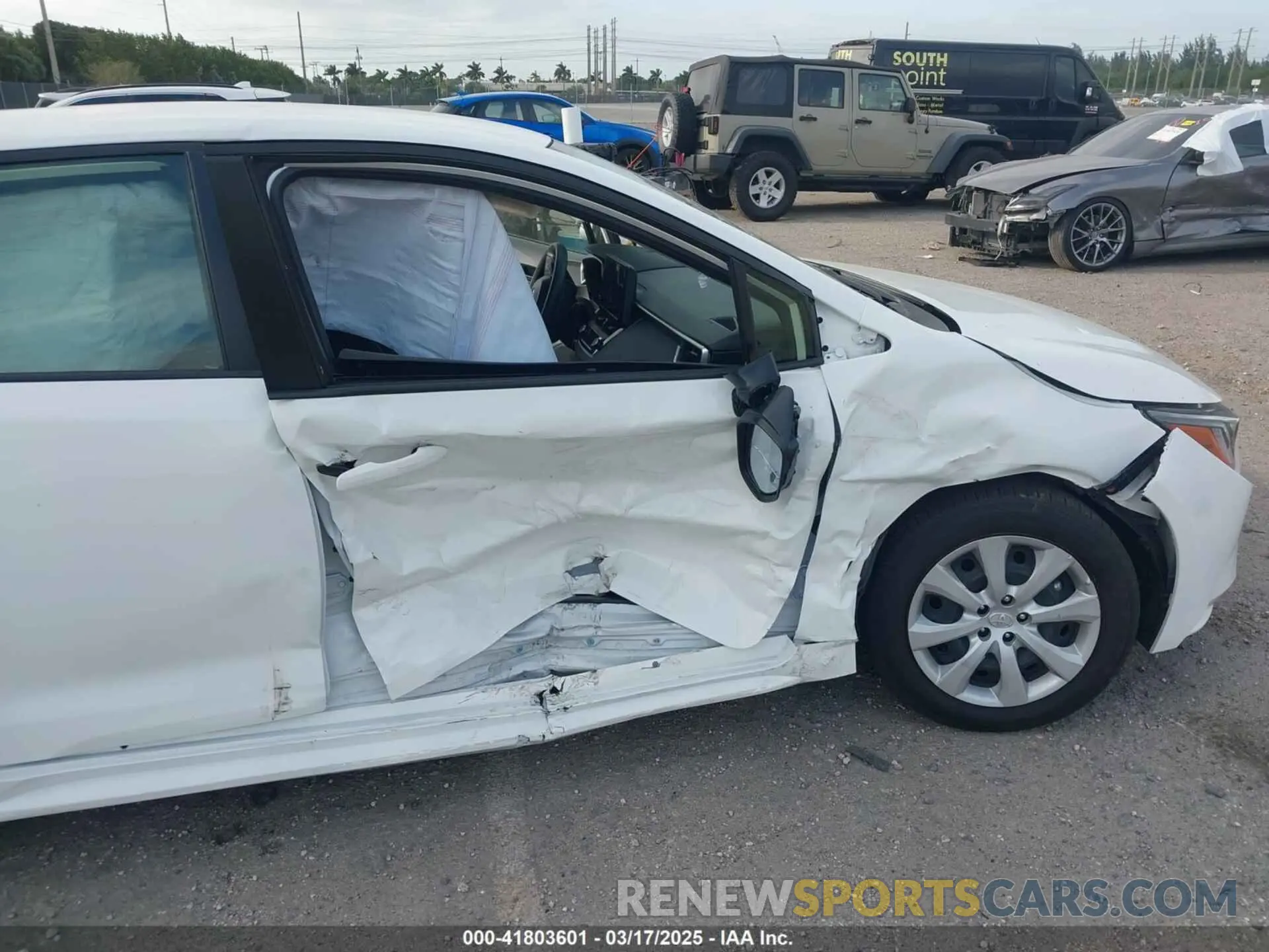 6 fotografías del automóvil dañado JTDB4MEE0P3012666 TOYOTA COROLLA 2023