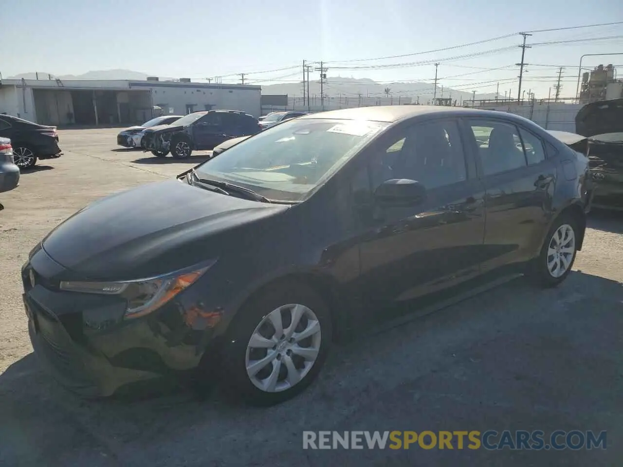 1 fotografías del automóvil dañado JTDB4MEE1P3006259 TOYOTA COROLLA 2023